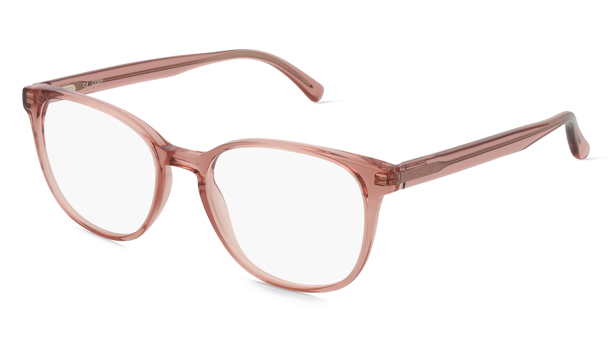 Fielmann LN 058 FLEX CL CODY Unisex-Brille inkl. Gläser Vollrand Quadratisch Acetat-Gestell 50/17/145, Pink