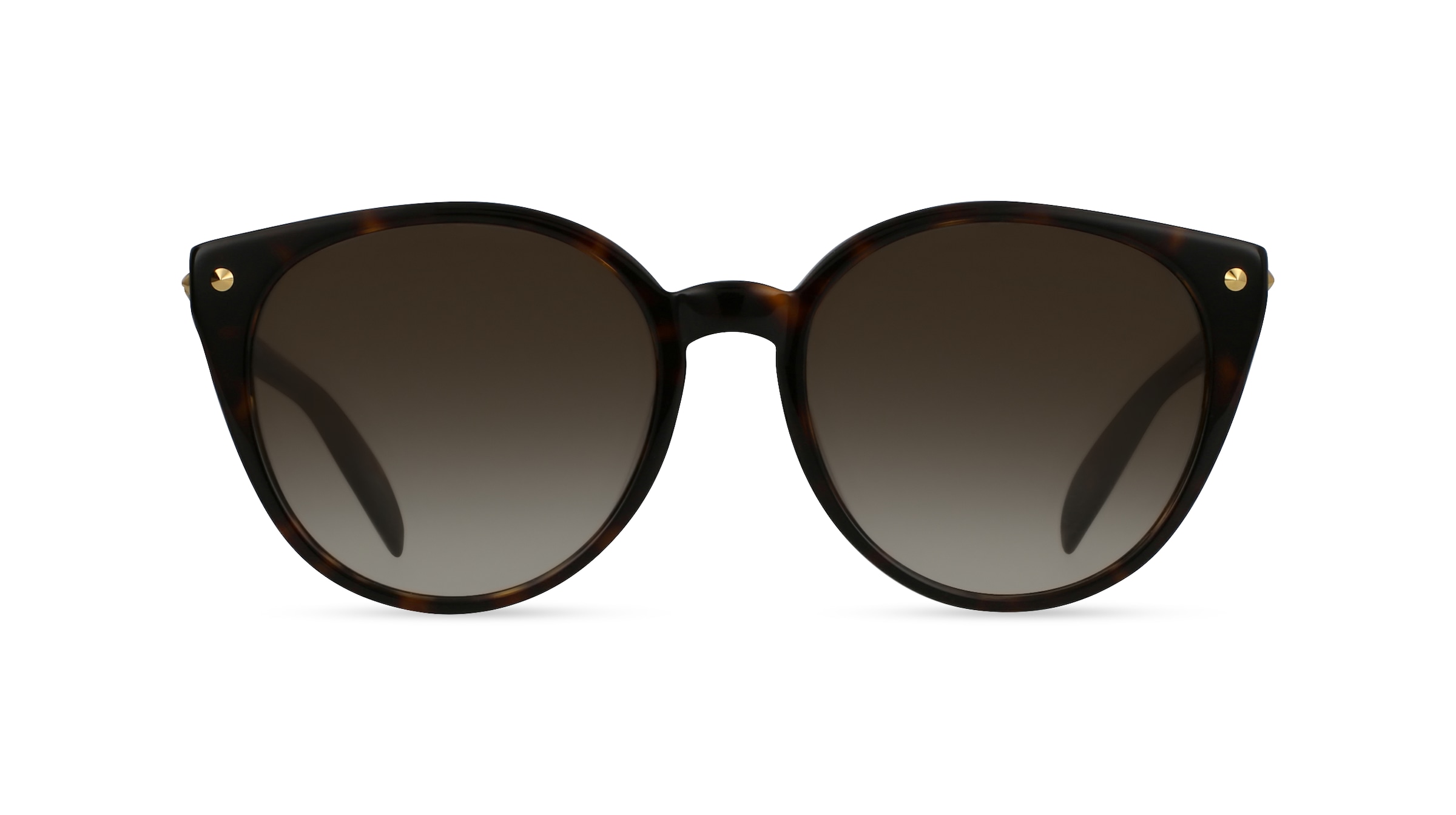 Alexander McQueen AM0130S Damen-Sonnenbrille Vollrand Butterfly Kunststoff-Gestell, Havanna