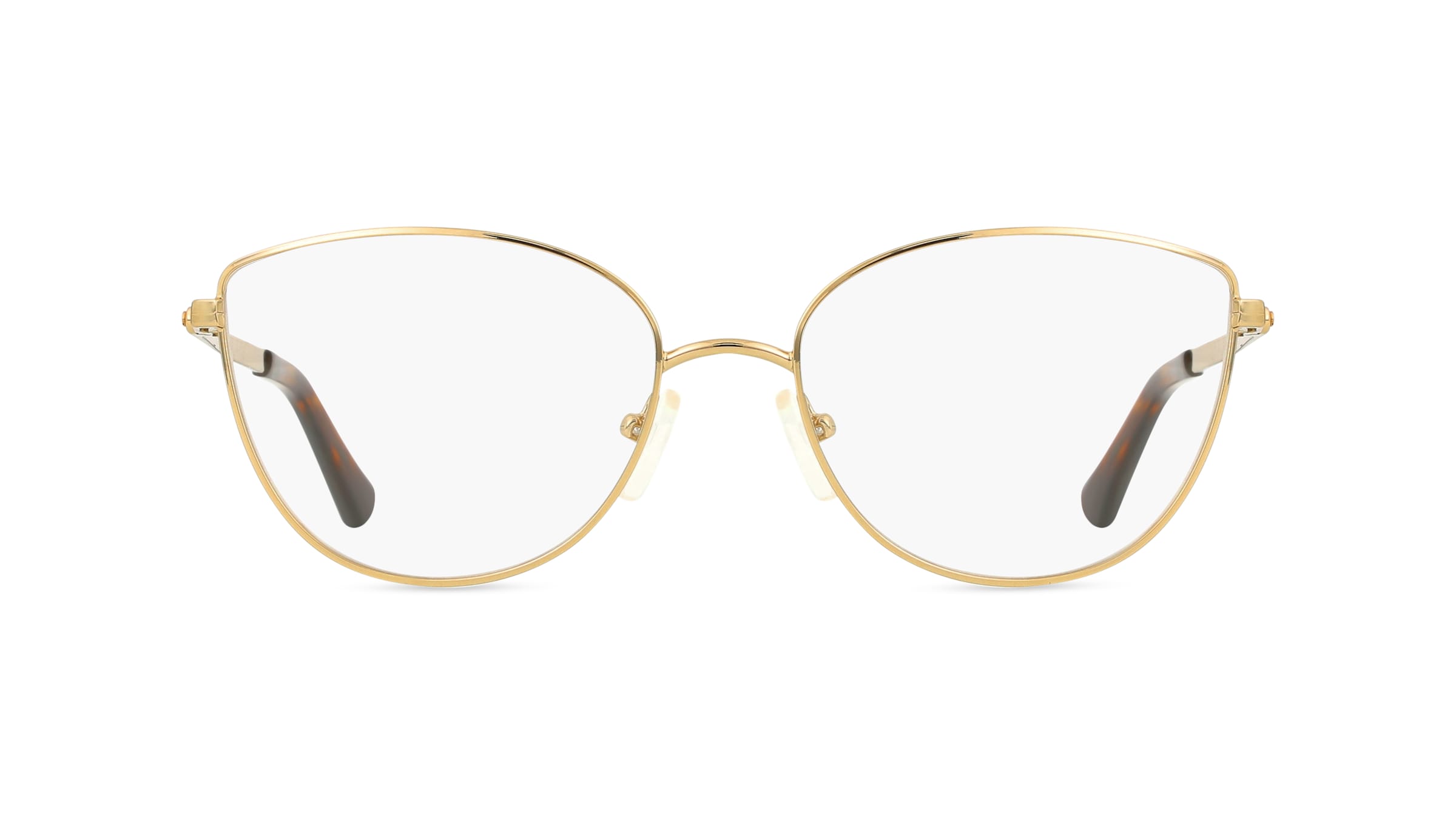 Michael Kors MK3030 Damen-Brille inkl. Gläser Vollrand Cateye Metall-Gestell 54mm/17mm/140mm, gold