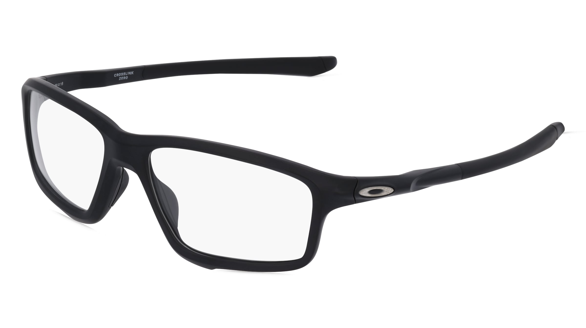 Oakley OX8076 Herren-Brille inkl. Gläser Randlos Quadratisch Kunststoff-Gestell 56/16/138, Schwarz