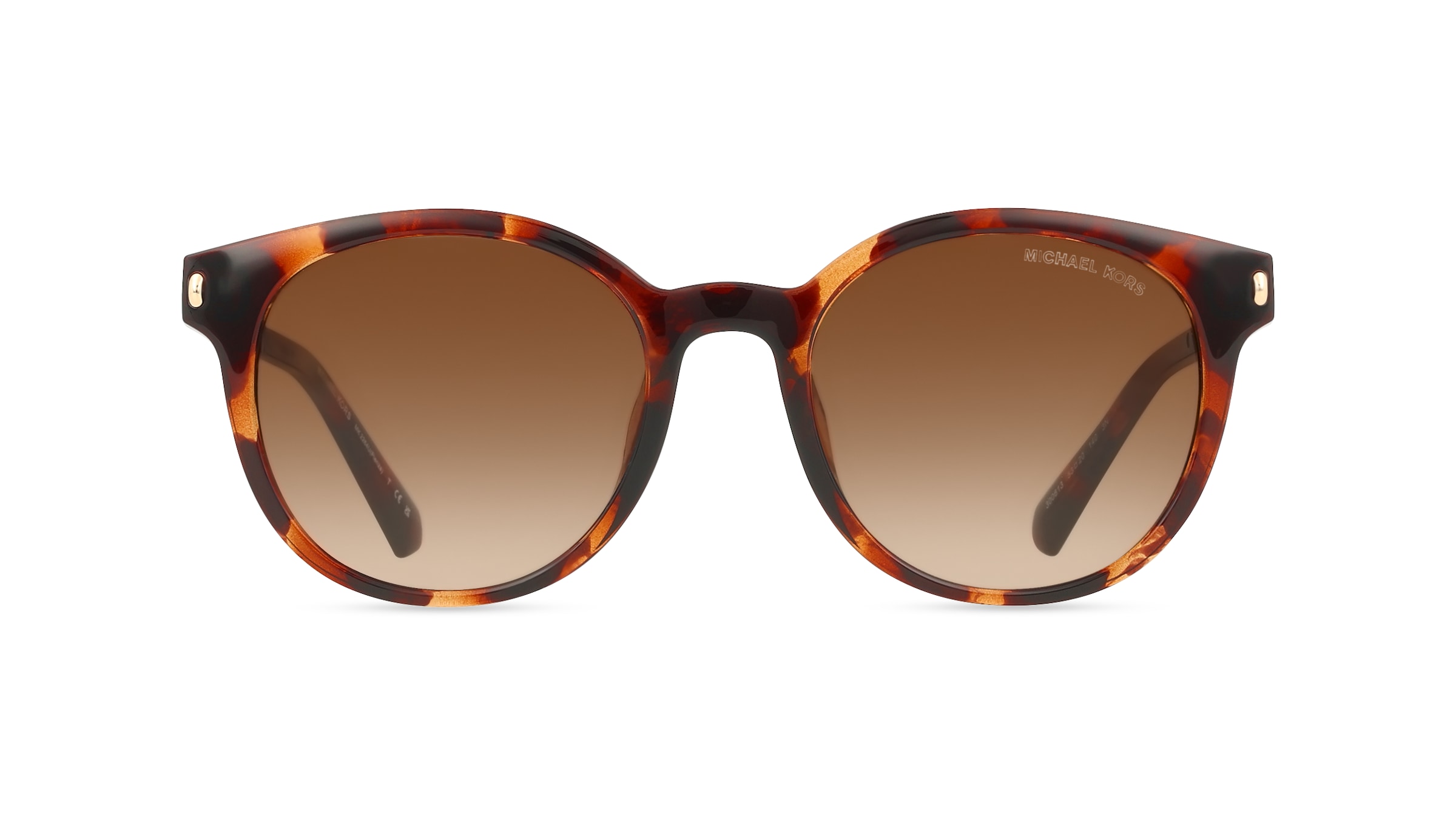 Michael Kors 0MK2264U PIENZA Damen-Sonnenbrille Vollrand Rund Kunststoff-Gestell, braun