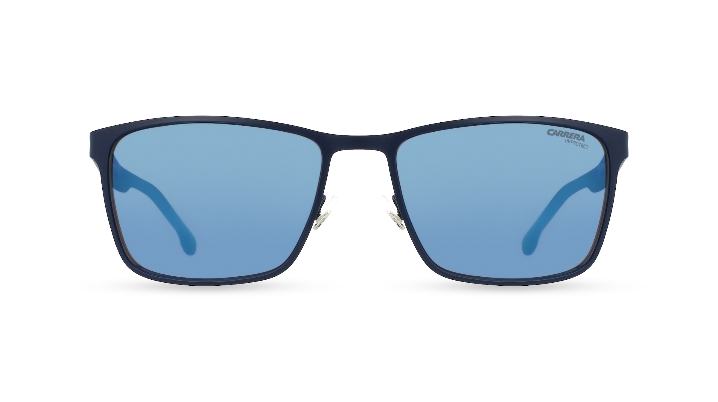 Carrera 8048/S Herren-Sonnenbrille Vollrand Eckig Metall-Gestell, blau