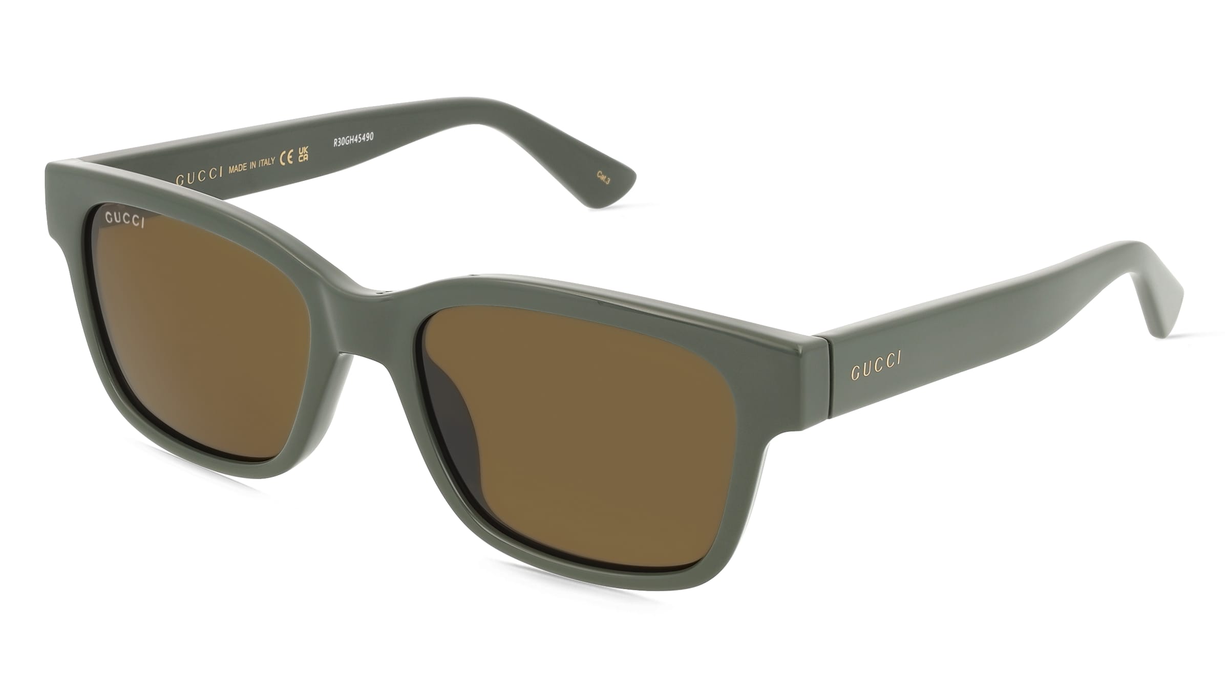 Gucci GG1716S Unisex-Sonnenbrille Vollrand Eckig Kunststoff-Gestell, Grün