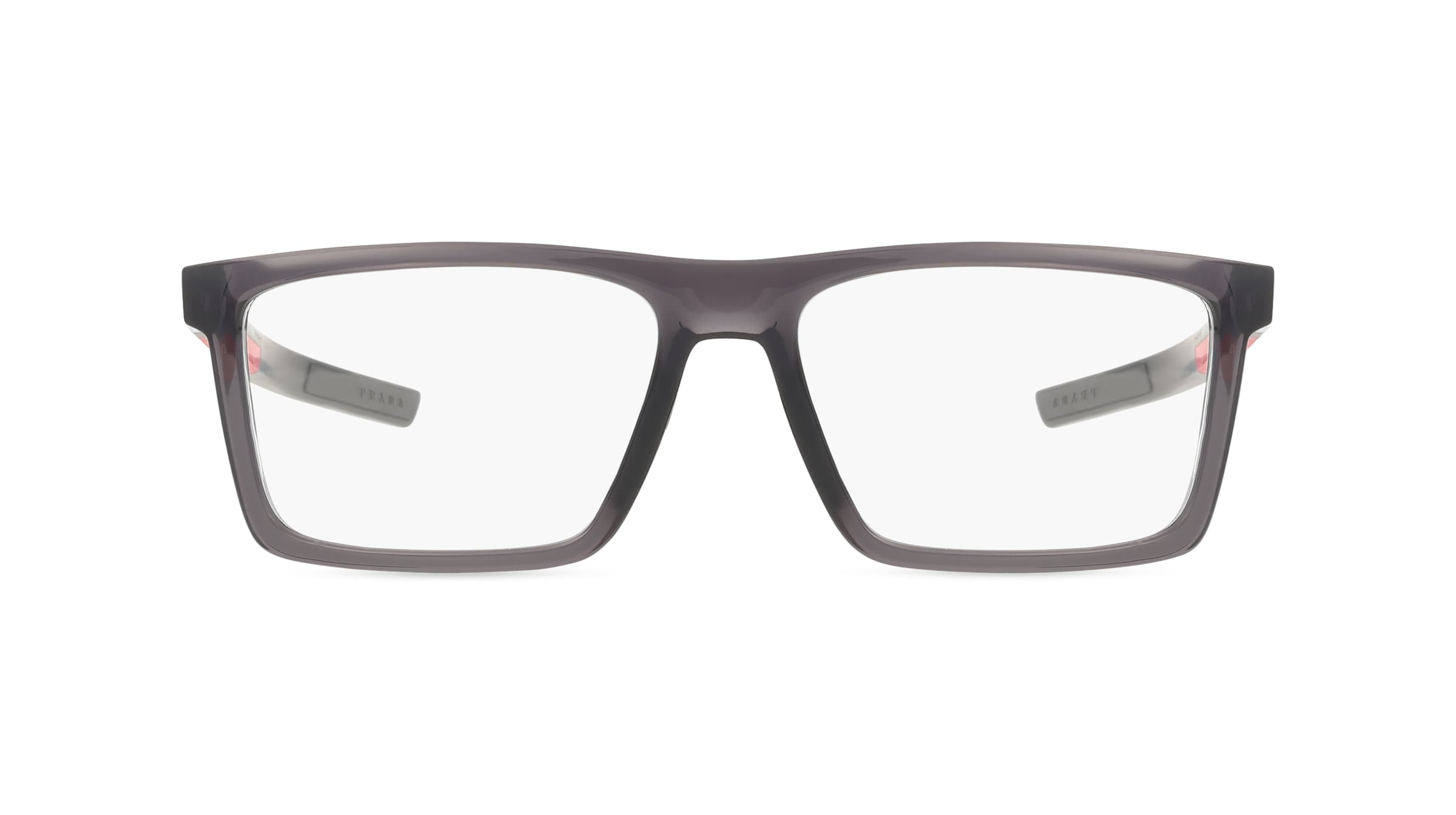 Prada Linea Rossa PS02QV Herren-Brille inkl. Gläser Vollrand Eckig Kunststoff-Gestell 56/17/145, grau