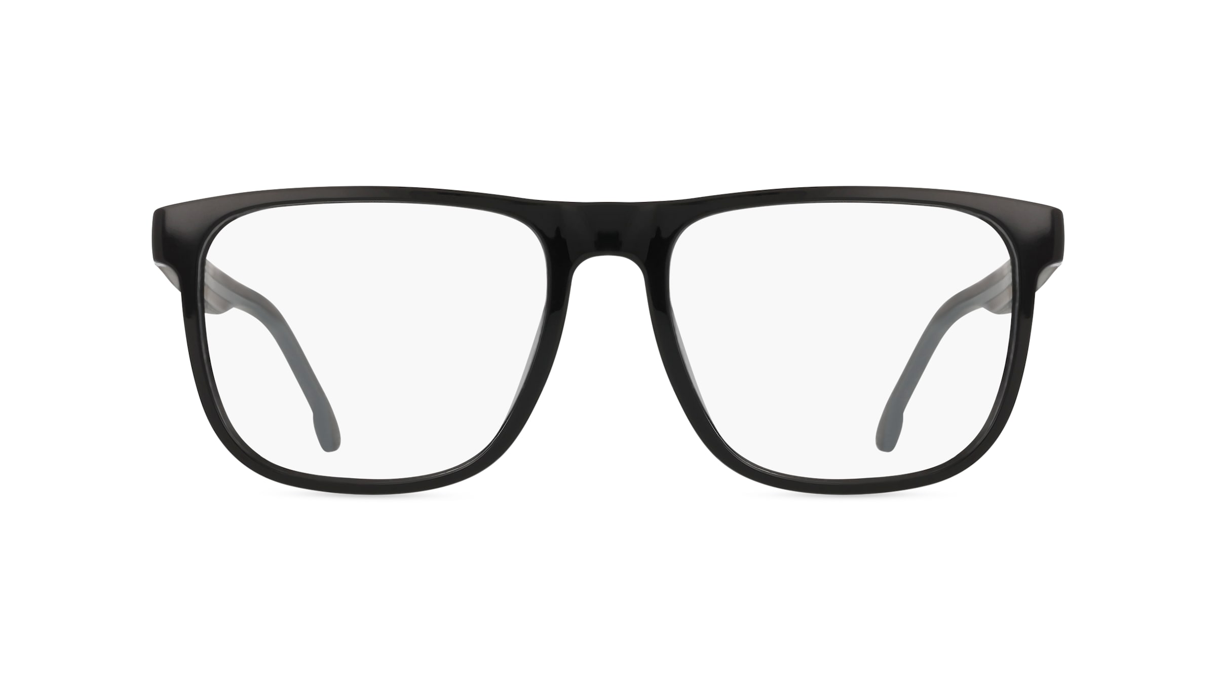 Carrera 8892 Herren-Brille inkl. Gläser Vollrand Eckig Kunststoff-Gestell 55mm/17mm/145mm, schwarz