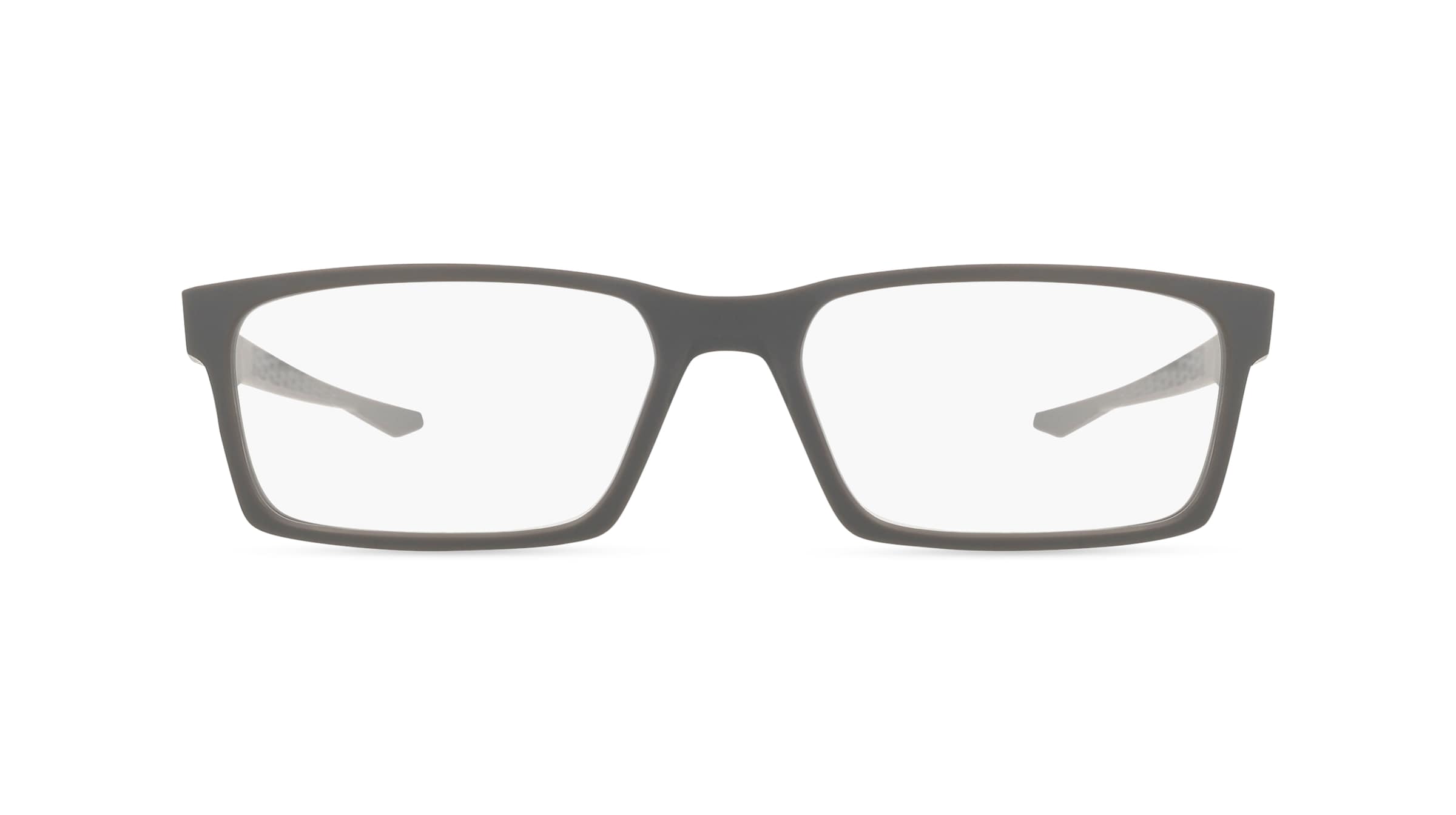 Oakley OX8060 Herren-Brille inkl. Gläser Vollrand Quadratisch Kunststoff-Gestell 57/16/138, Grau