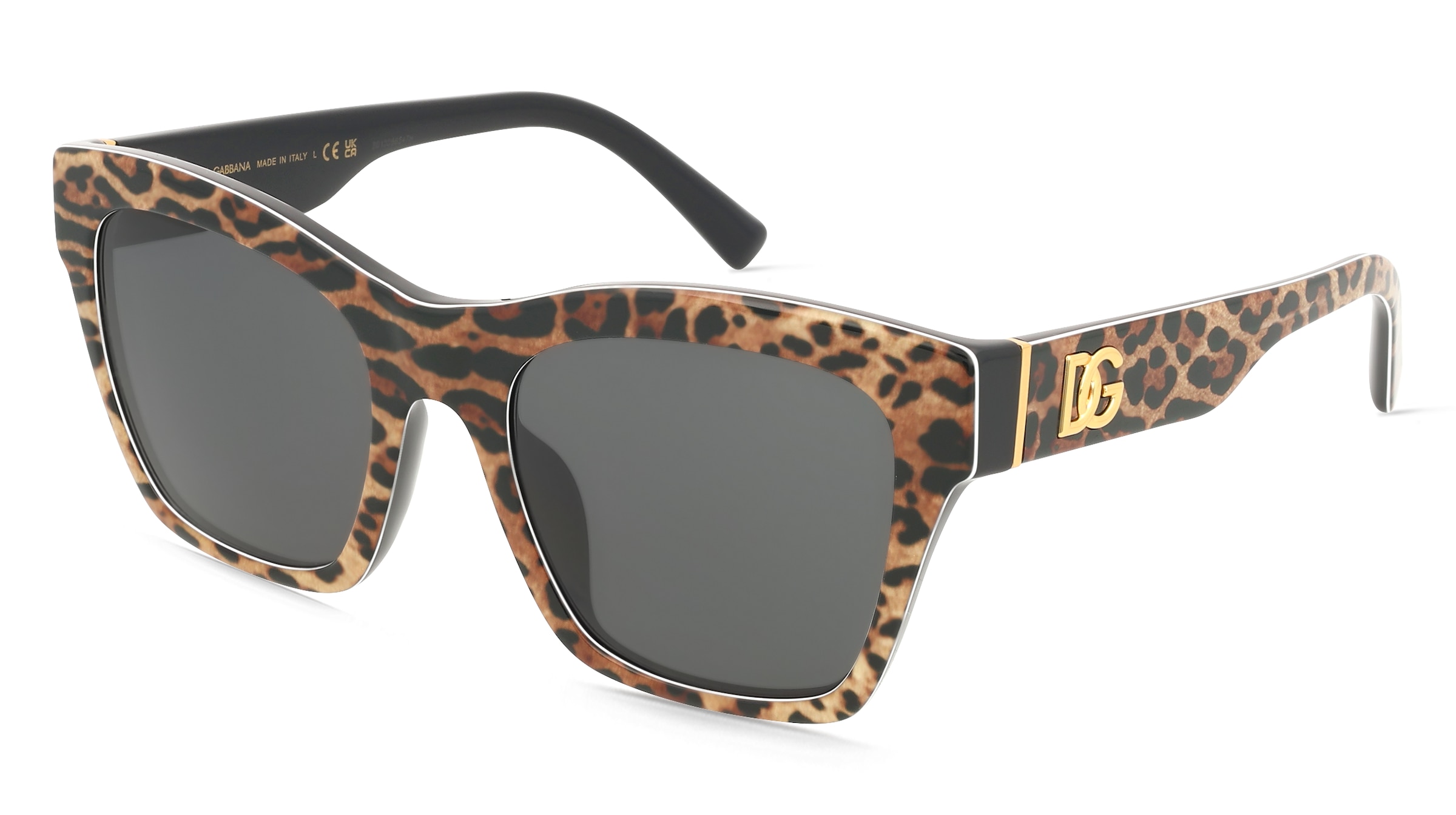 Dolce&amp;Gabbana 0DG4512 Damen-Sonnenbrille Vollrand Quadratisch Acetat-Gestell, Braun