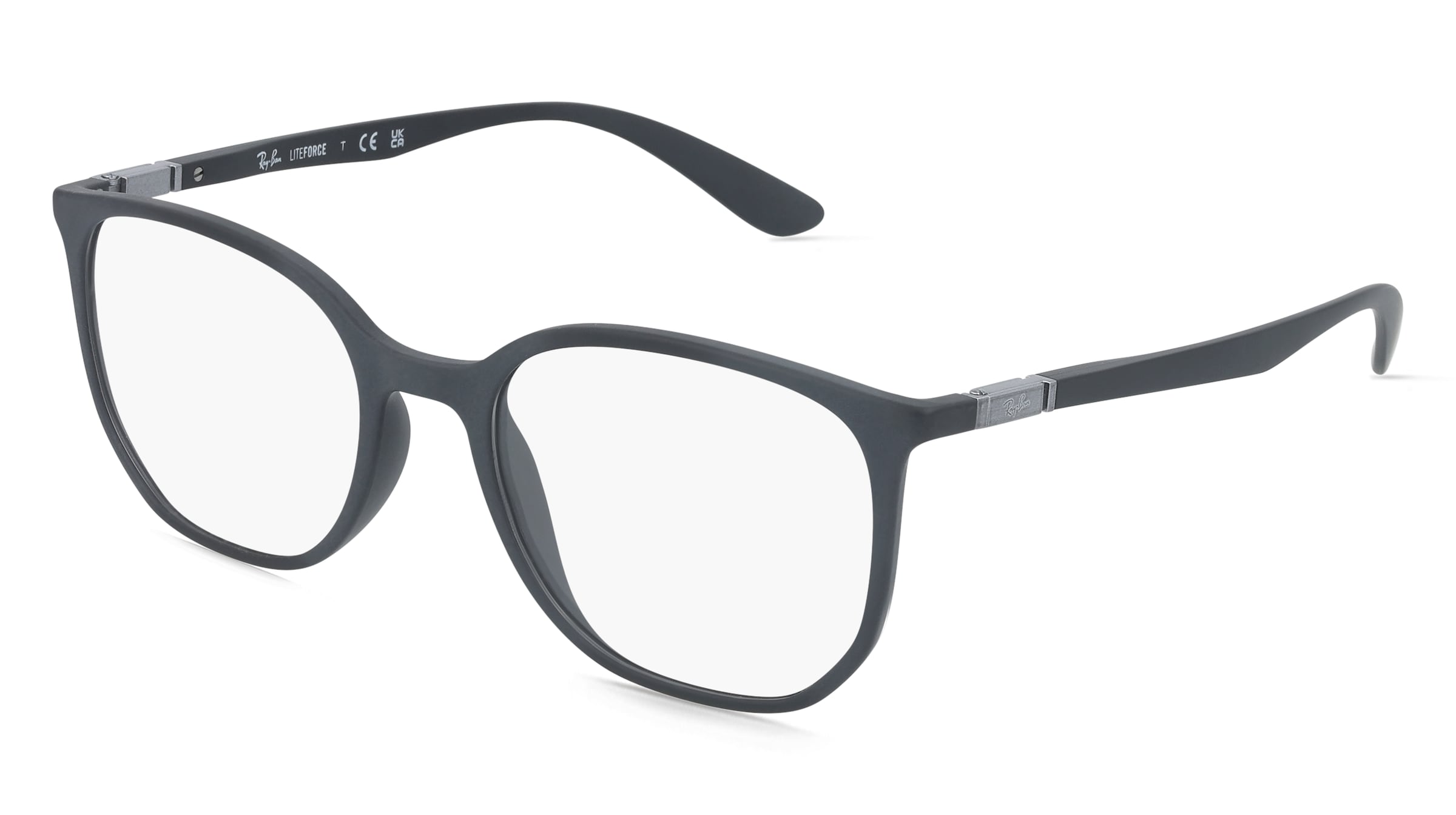 Ray-Ban RX7397 Unisex-Brille inkl. Gläser Vollrand Geometrisch Kunststoff-Gestell 52/19/145, Beige