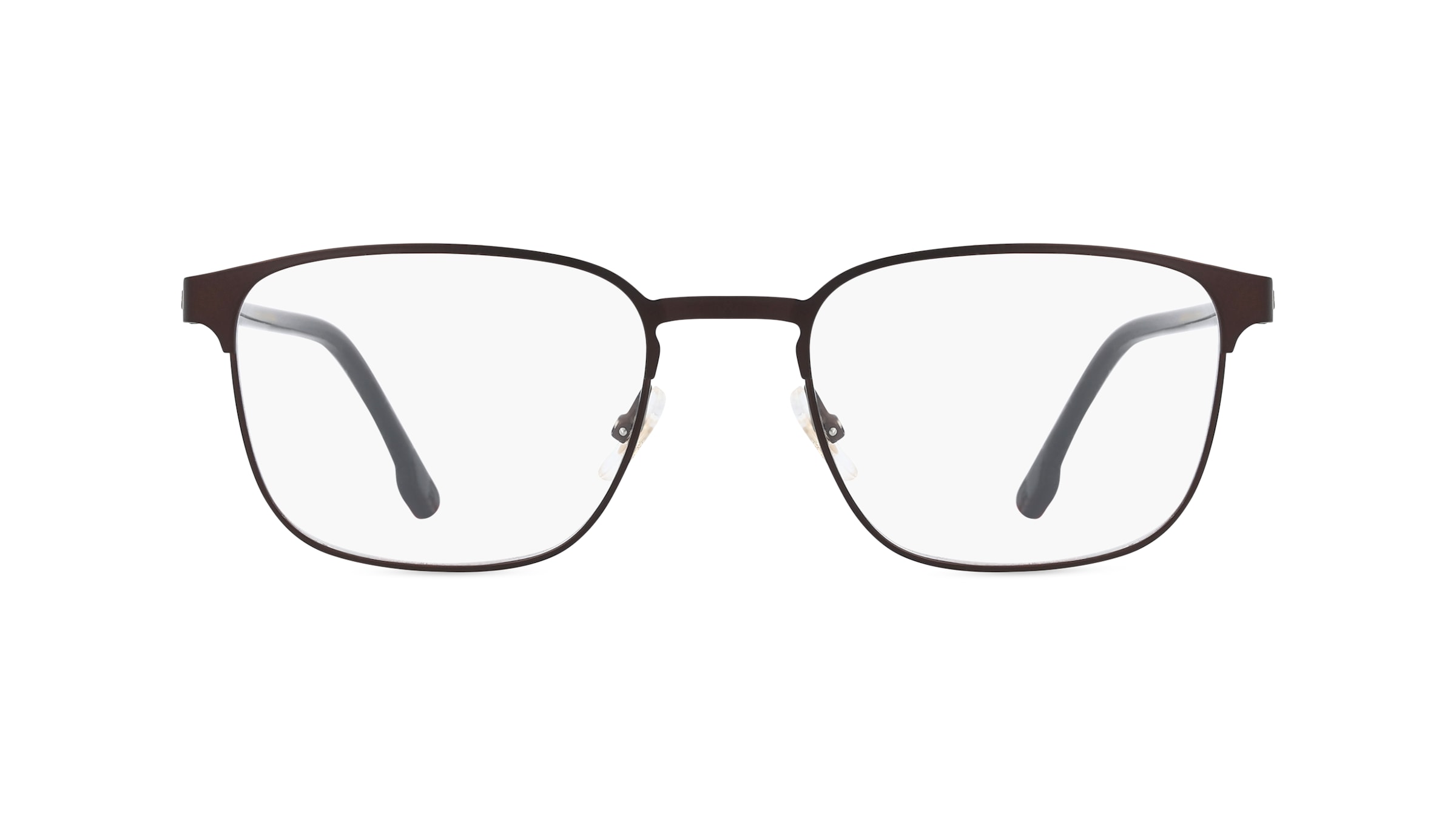 Carrera 253 Herren-Brille inkl. Gläser Vollrand Eckig Metall-Gestell 53mm/19mm/145mm, schwarz