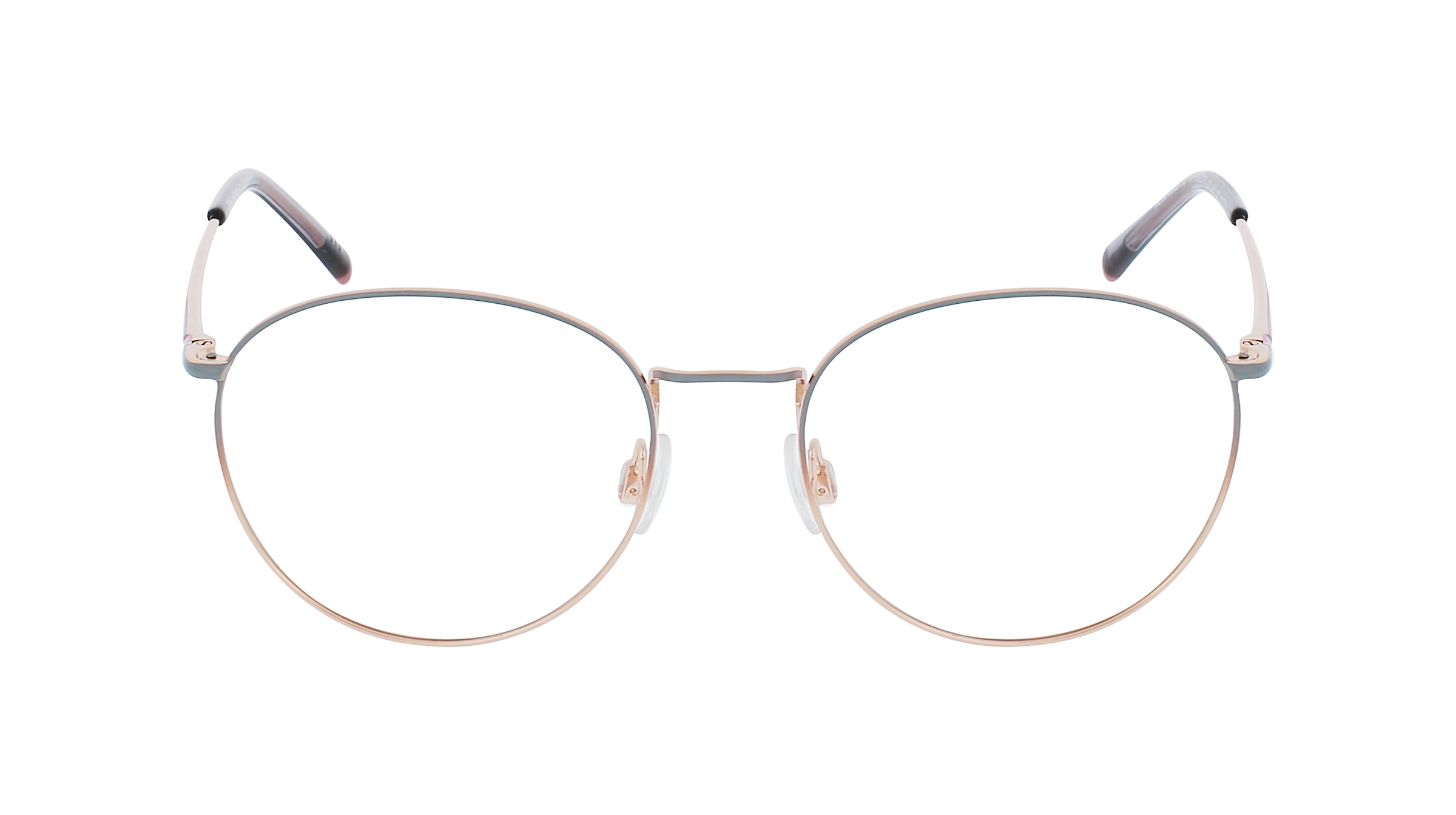 HUMPHREY’S eyewear 582275 Unisex-Brille inkl. Gläser Vollrand Panto Metall-Gestell 51mm/18mm/140mm, pink