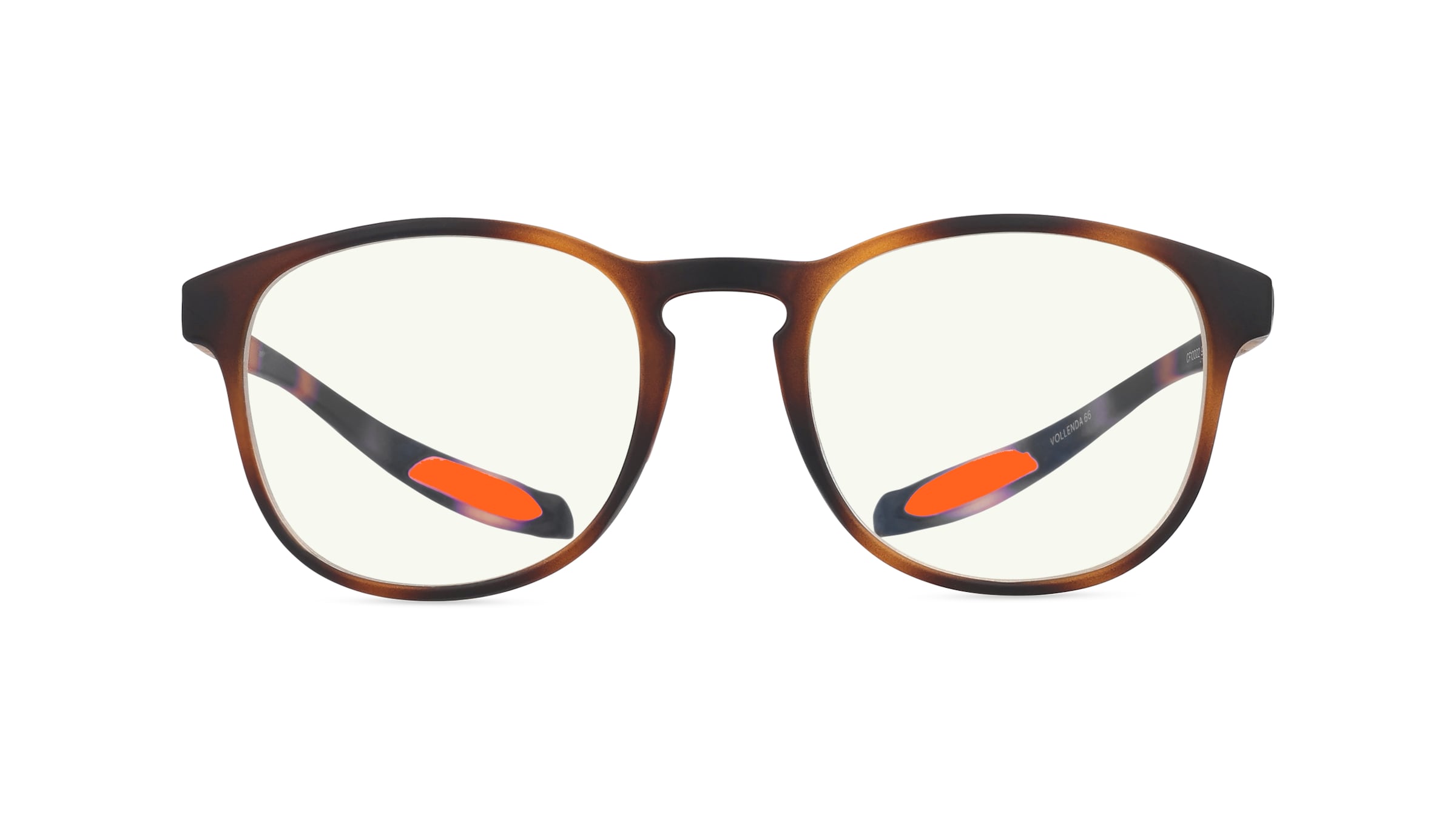 KODAK CF10002 Unisex-Brille Vollrand Panto TR90-Gestell, braun