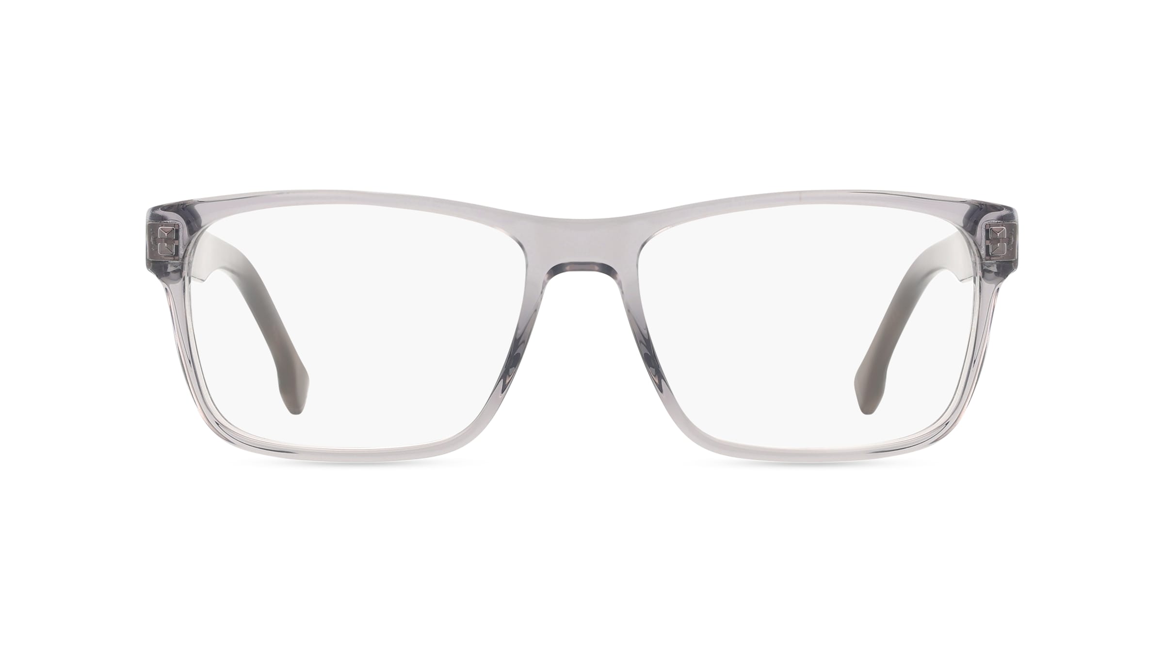 Boss 1762 Herren-Brille inkl. Gläser Vollrand Eckig Acetat-Gestell 41mm/17mm/155mm, grau