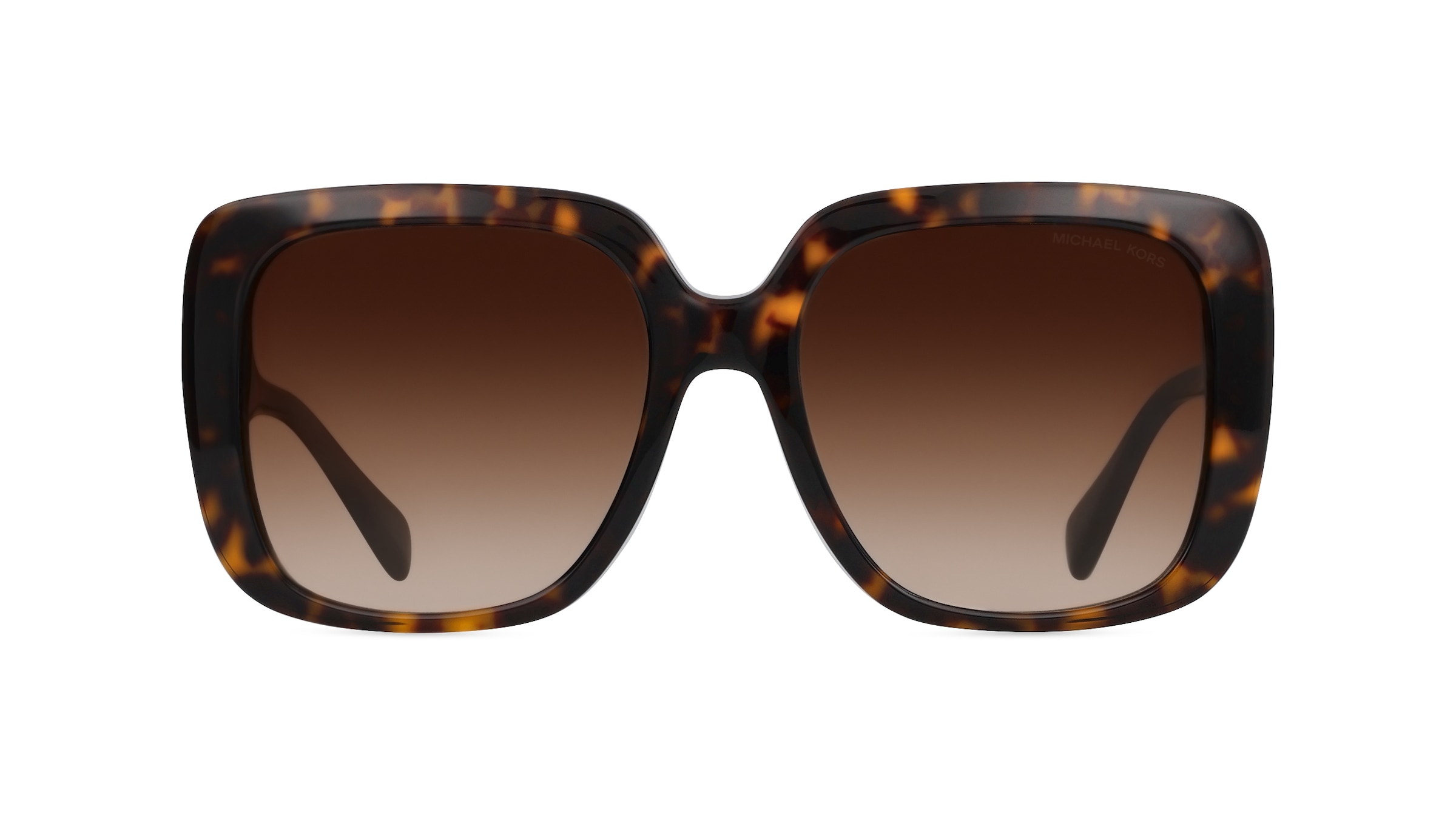 Michael Kors MK2183U Damen-Sonnenbrille Vollrand Eckig Acetat-Gestell, braun