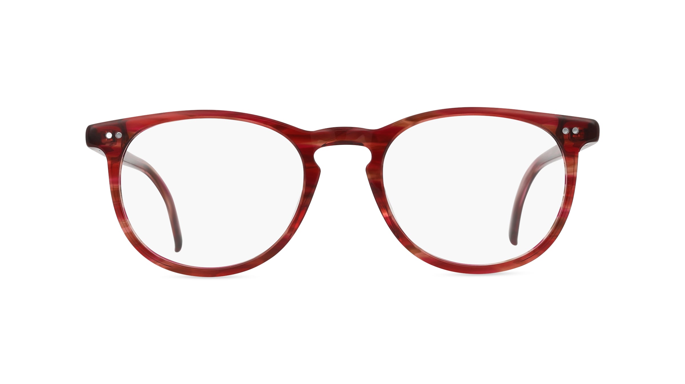 Fielmann LN 049 CL MARLO Damen-Brille inkl. Gläser Vollrand Panto Acetat-Gestell 52mm/20mm/145mm, rot