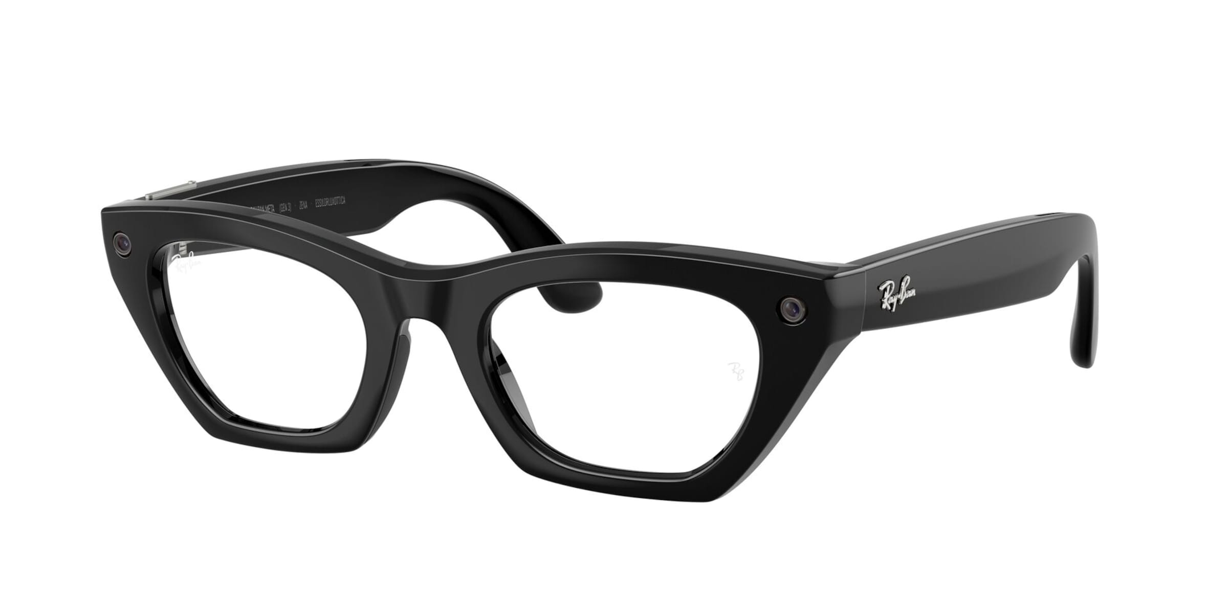 Ray - Ban Unisex Schwarz Ray - Ban Rw4015 Ray-Ban Meta (Gen 3) Zena 601/Sb Intelligente Brille Injiziert Cat Eye Normal - Image 2