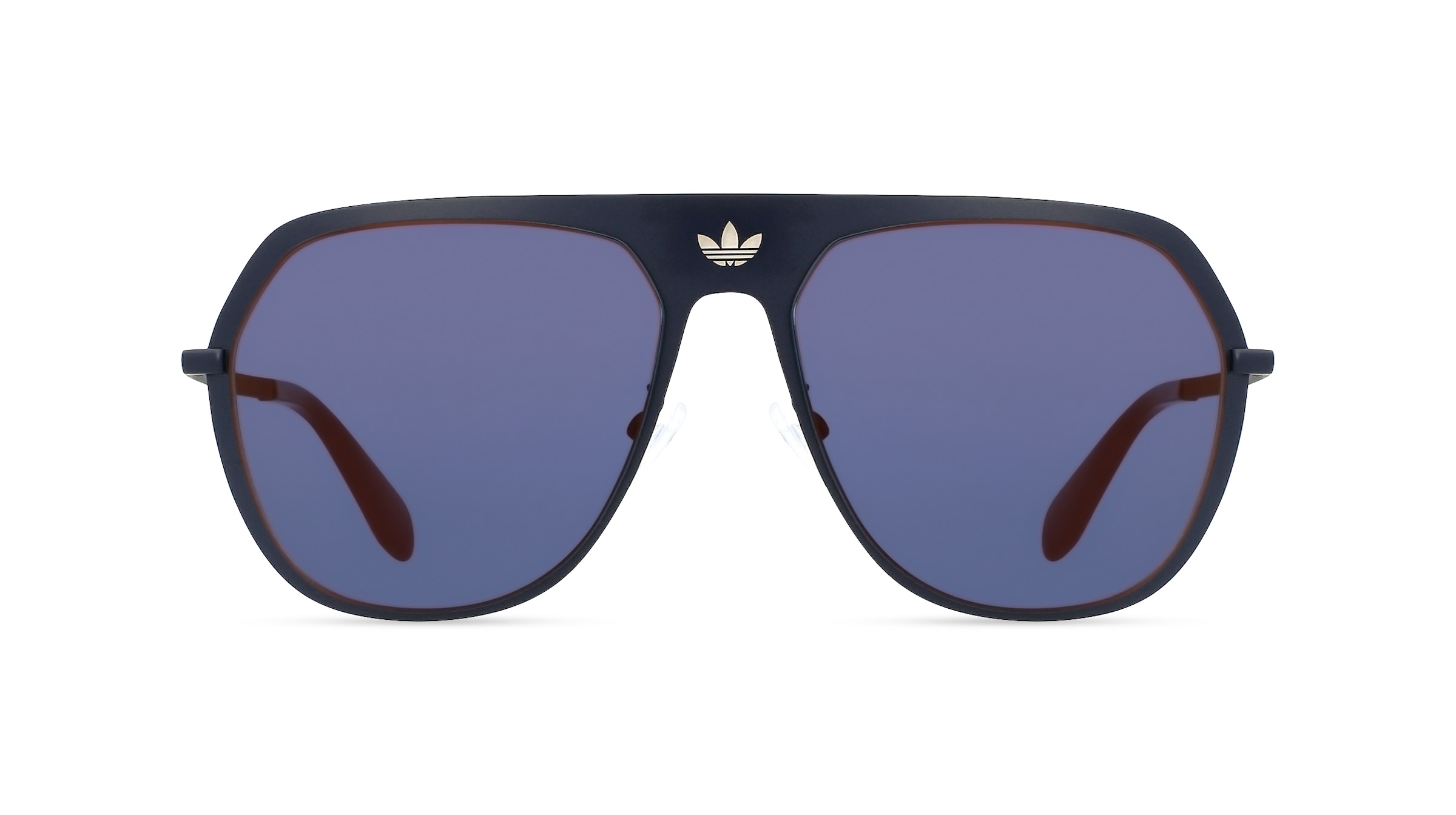 Adidas Originals OR0037 Herren-Sonnenbrille Vollrand Eckig Metall-Gestell, blau