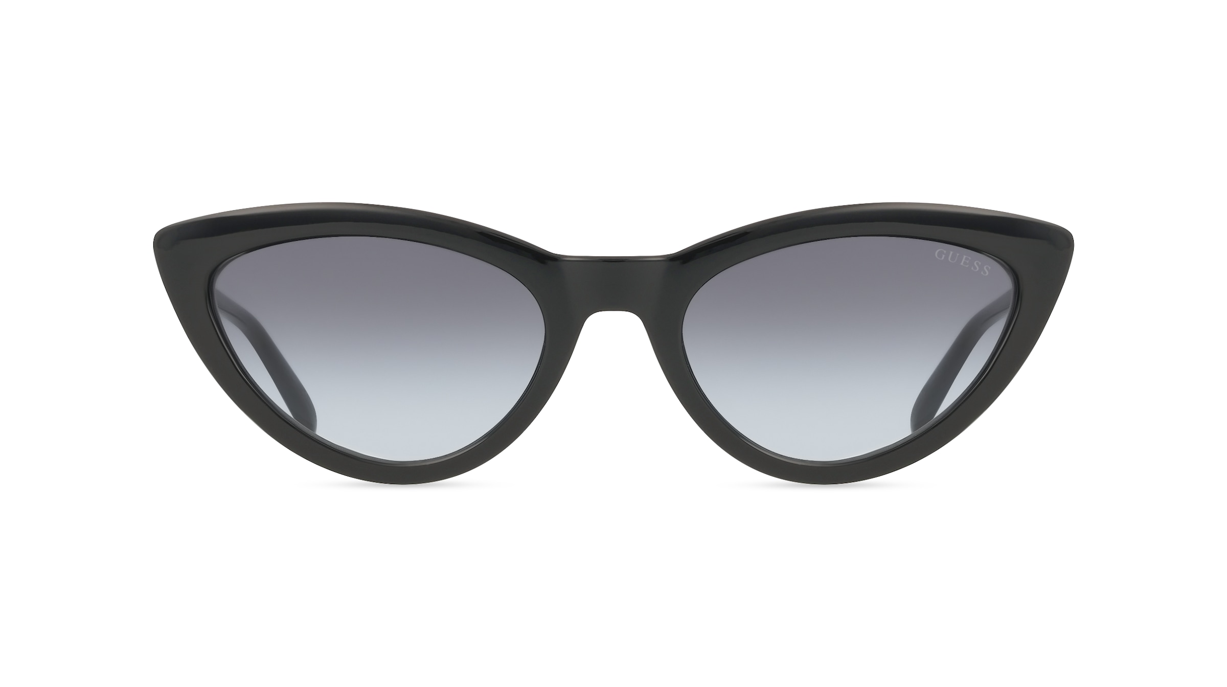 Guess GU3053 Damen-Sonnenbrille Vollrand Schmal Kunststoff-Gestell, schwarz