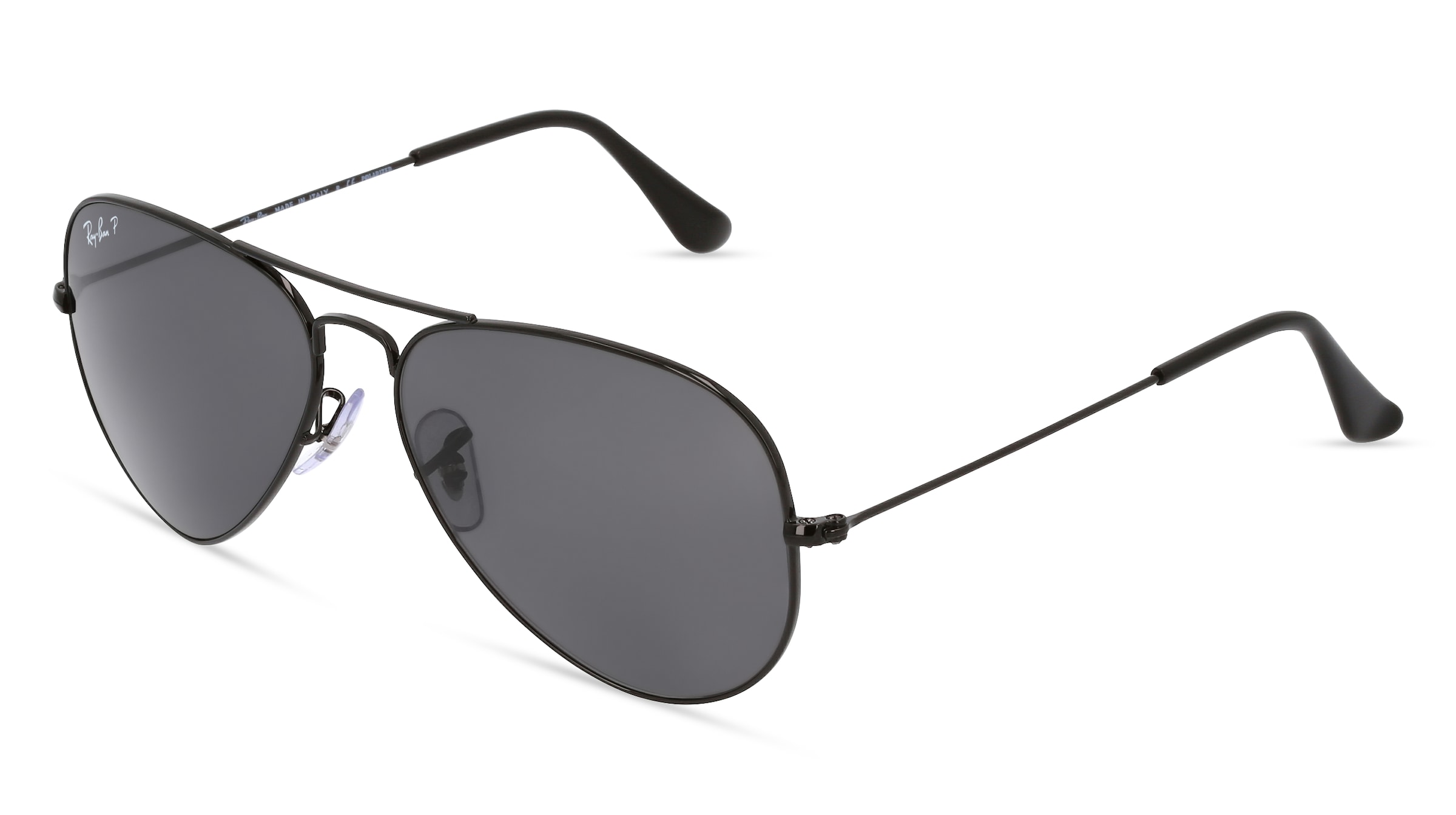 Ray-Ban RB 3025 AVIATOR LARGE METAL Unisex-Sonnenbrille Vollrand Pilot Metall-Gestell, Schwarz