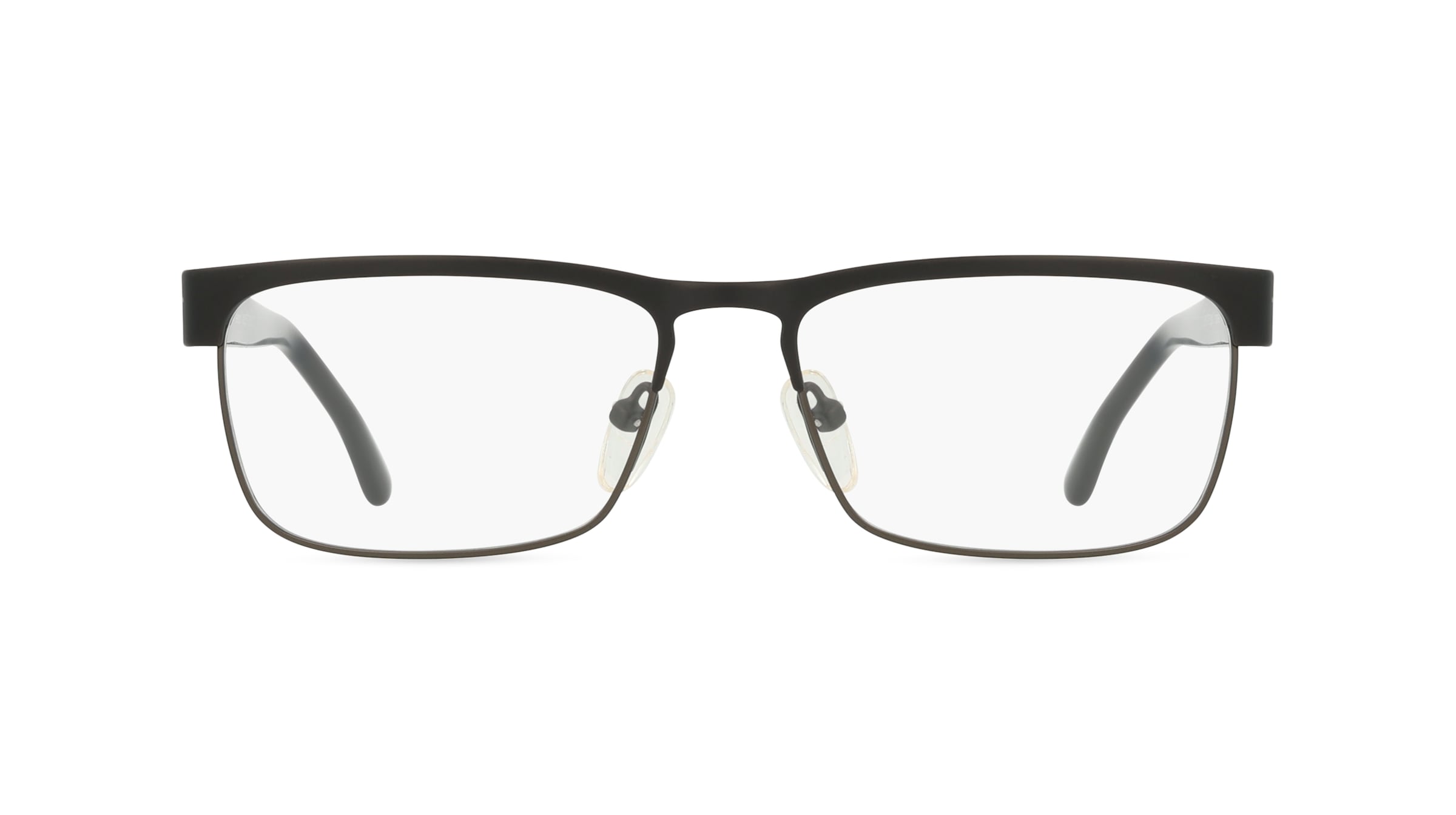 Fielmann MC 573 FLEX CL Herren-Brille inkl. Gläser Vollrand Eckig Edelstahl-Gestell 52mm/16mm/140mm, schwarz