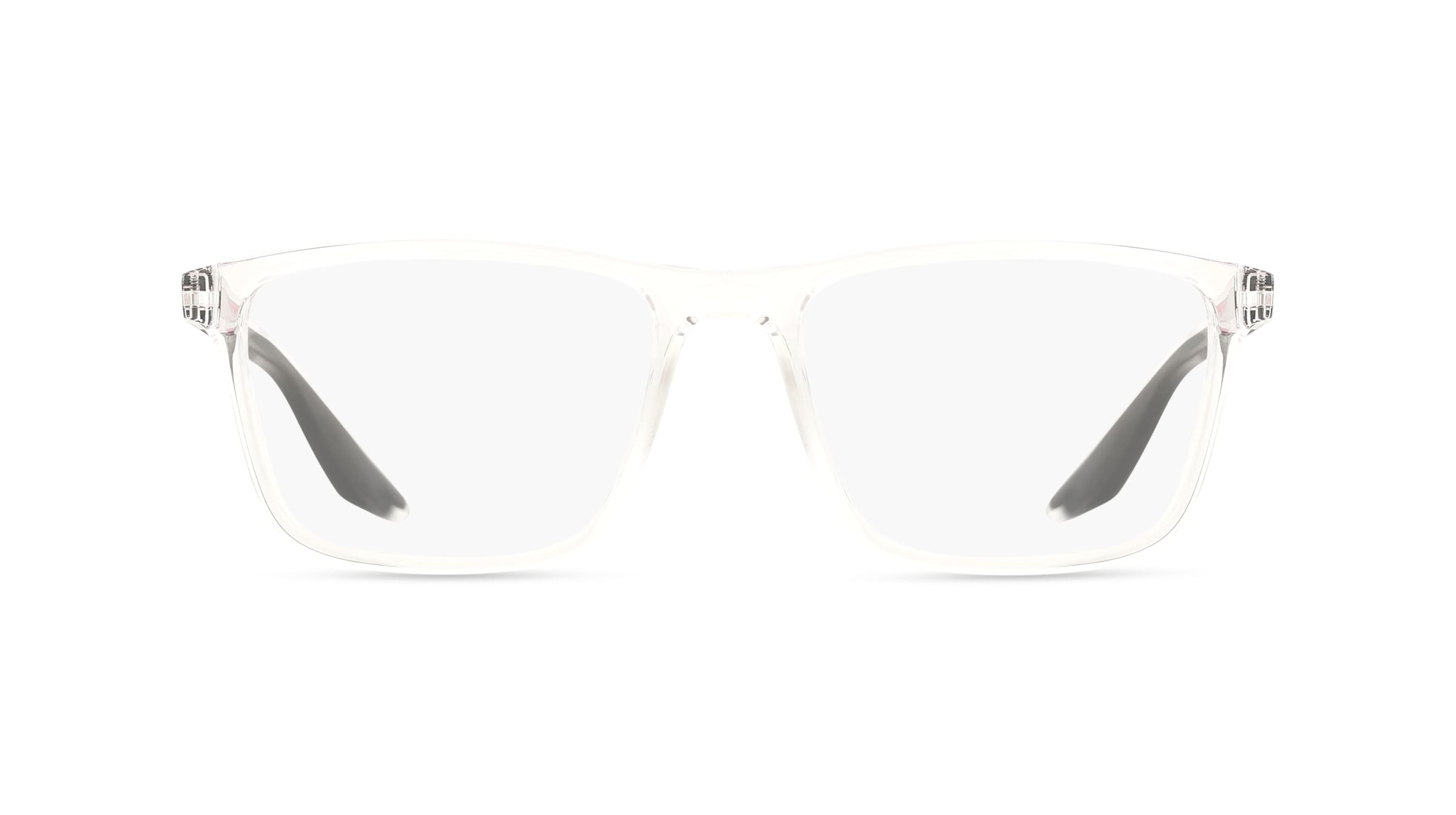 Prada Linea Rossa PS01QV Herren-Brille inkl. Gläser Vollrand Pilot Kunststoff-Gestell 56/17/145, transparent