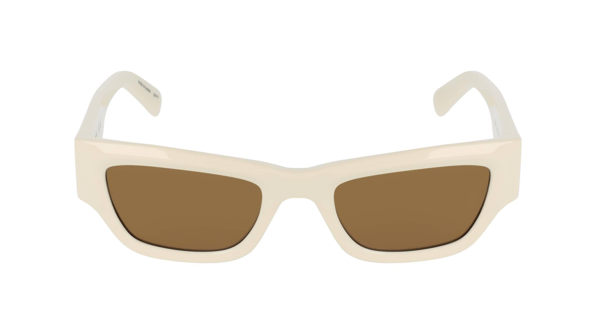 Karl Lagerfeld KL6141S Damen-Sonnenbrille Vollrand Eckig TR90-Gestell, weiß