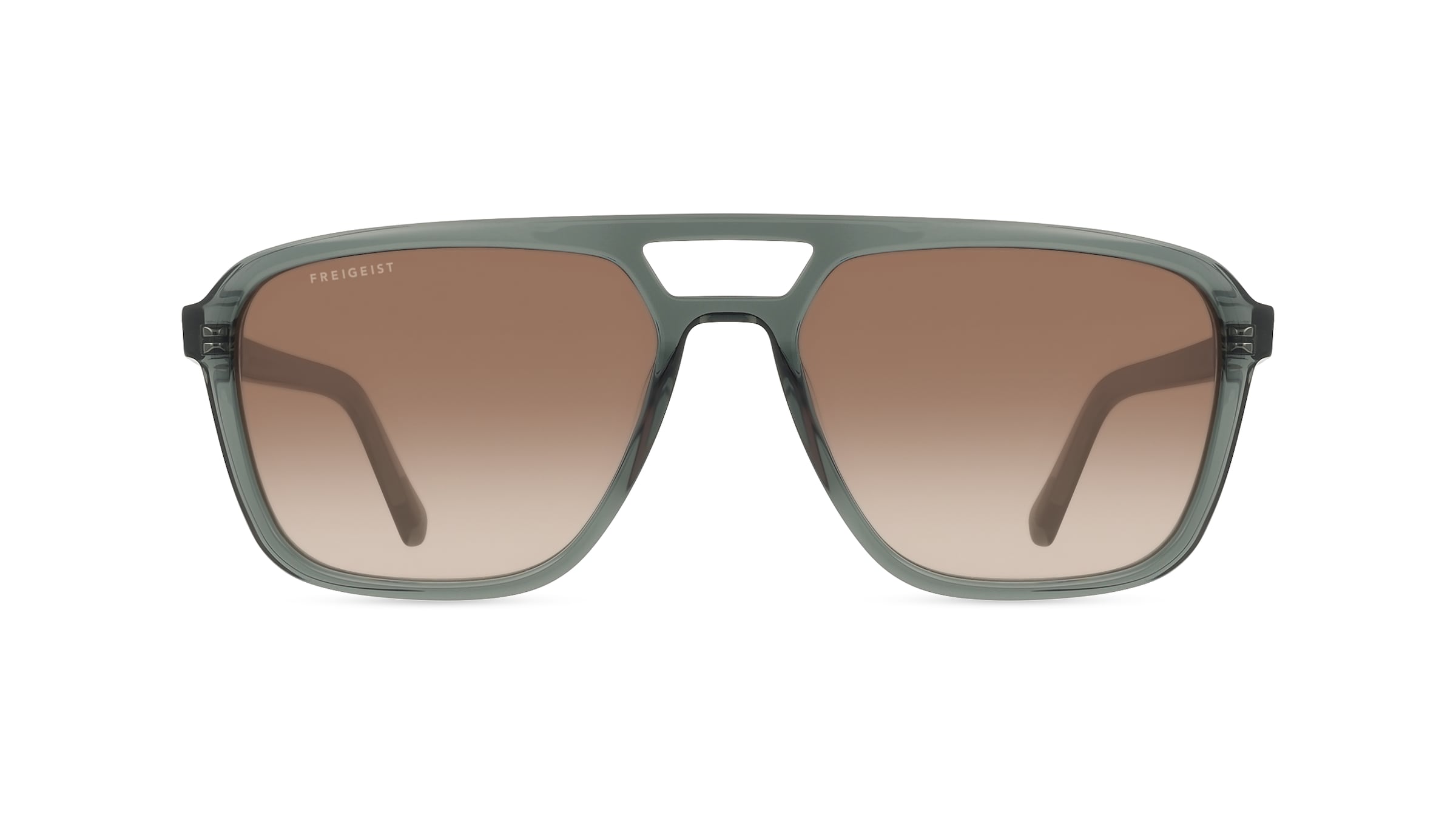 Freigeist 866007 Herren-Sonnenbrille Vollrand Pilot Kunststoff-Gestell, Grau