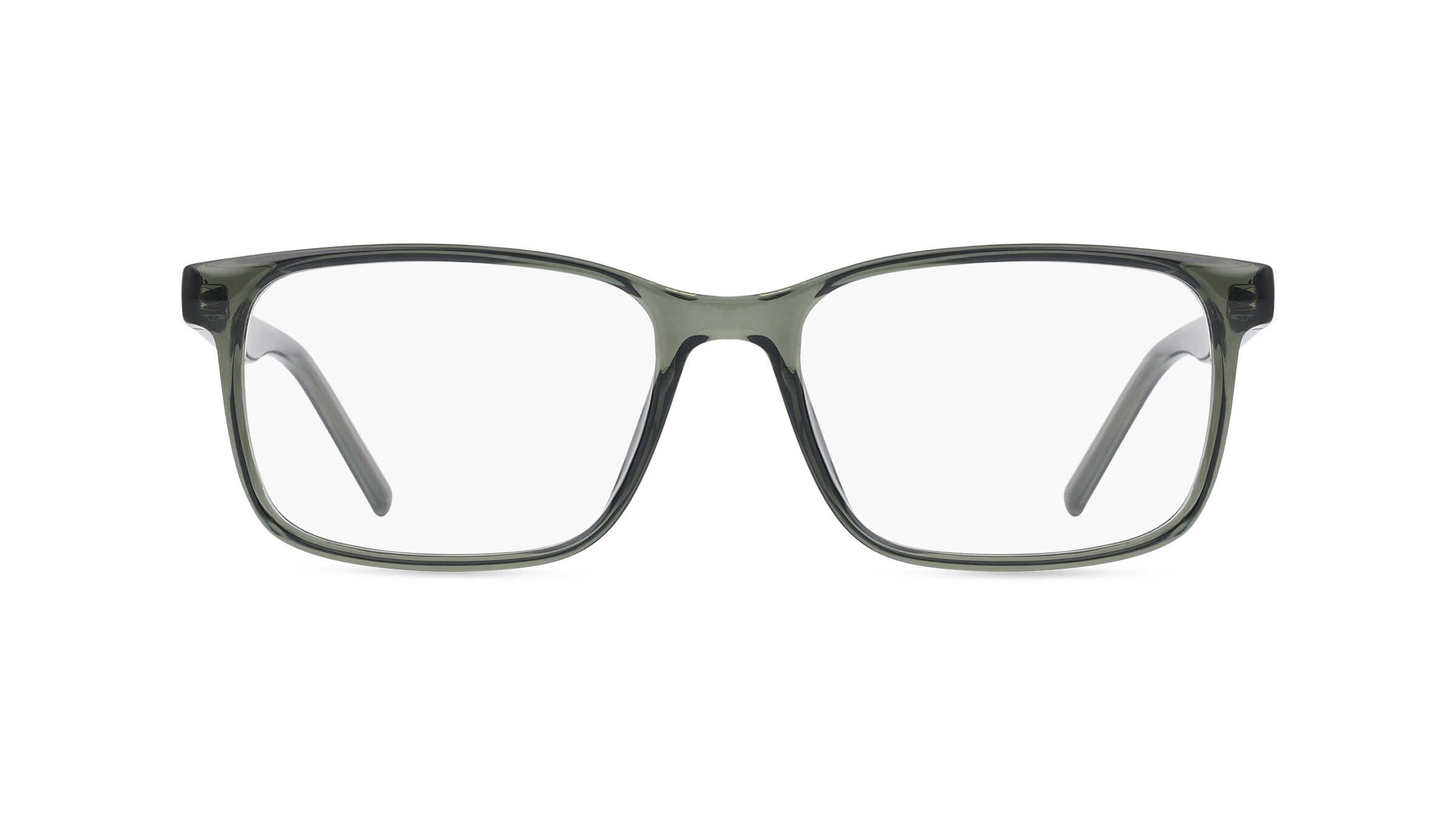 Hugo HG 1163 Herren-Brille inkl. Gläser Vollrand Eckig Kunststoff-Gestell 55mm/17mm/145mm, grün