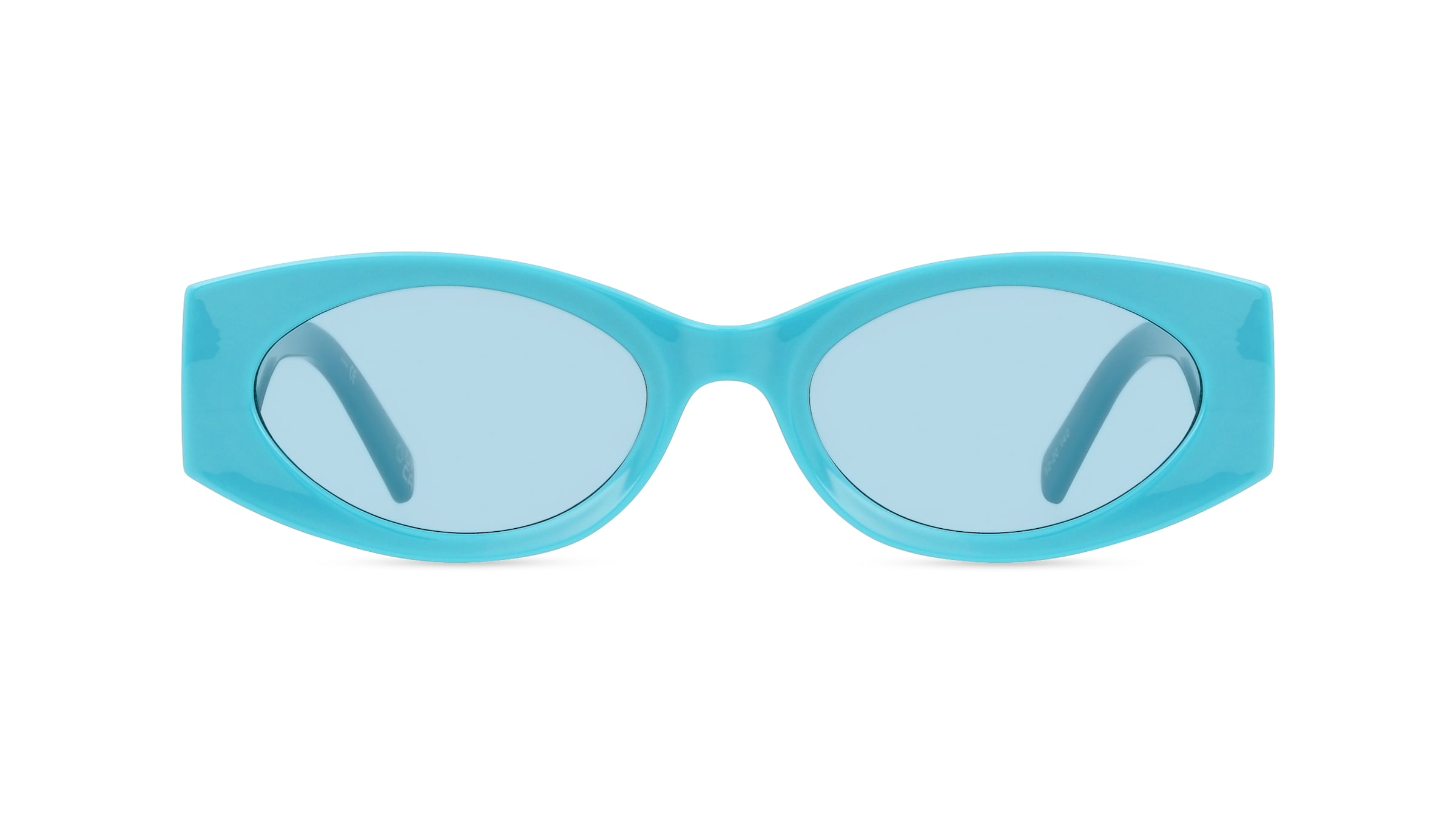 Le Specs MERMAIDEN Damen-Sonnenbrille Vollrand Oval Kunststoff-Gestell, blau