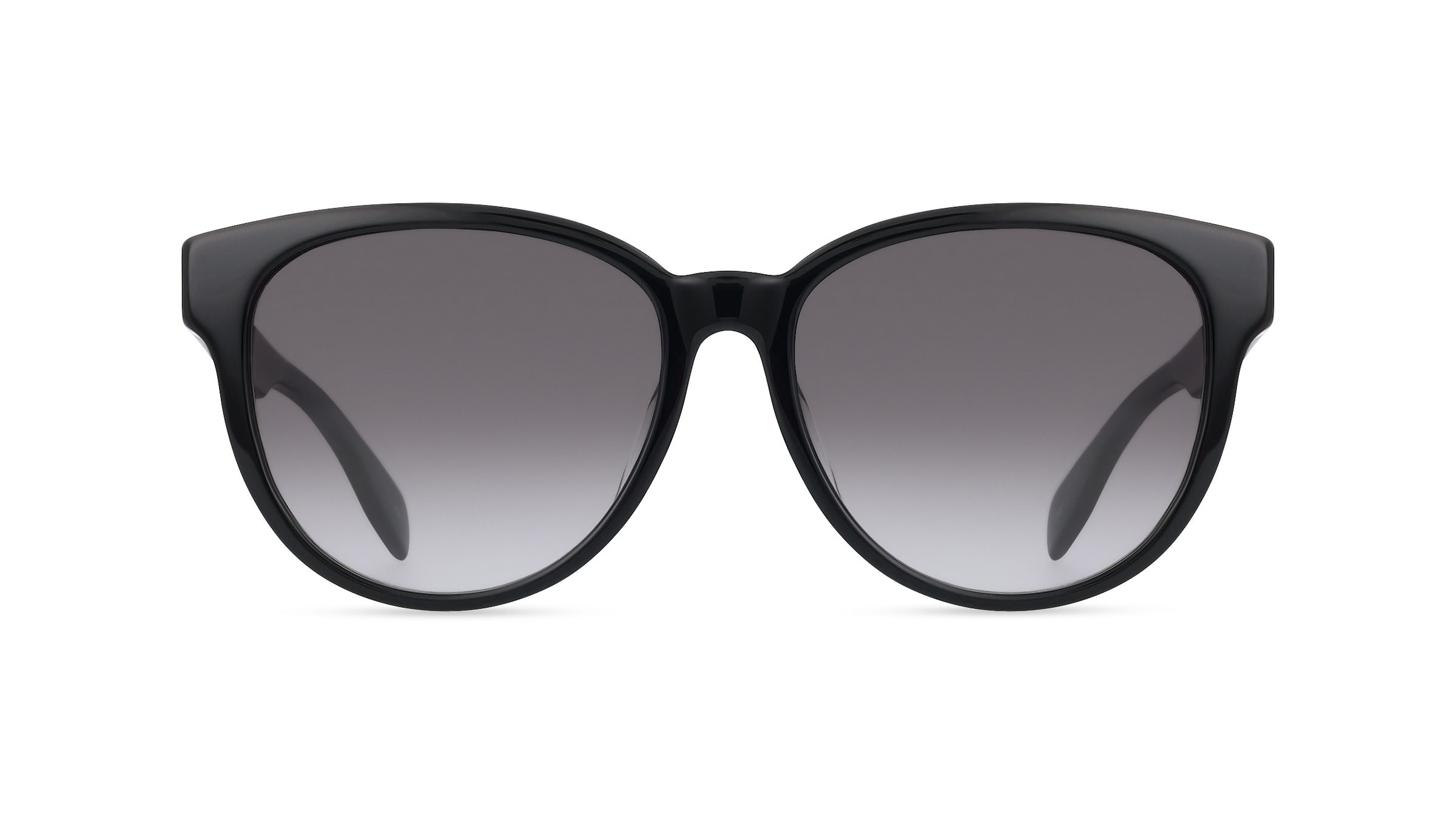 Alexander McQueen AM0387SK Damen-Sonnenbrille Vollrand Panto Kunststoff-Gestell, schwarz