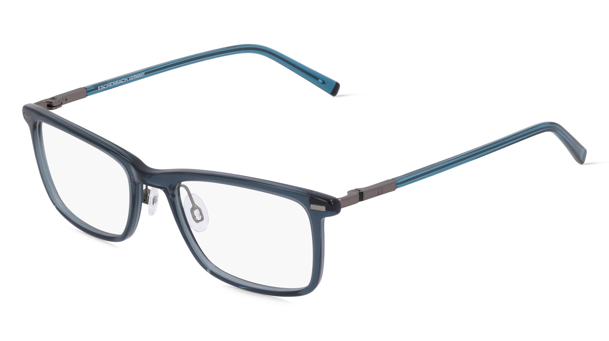 Humphrey’s eyewear 581122 Herren-Brille inkl. Gläser Vollrand Quadratisch Kunststoff-Gestell 52/19/140, Blau