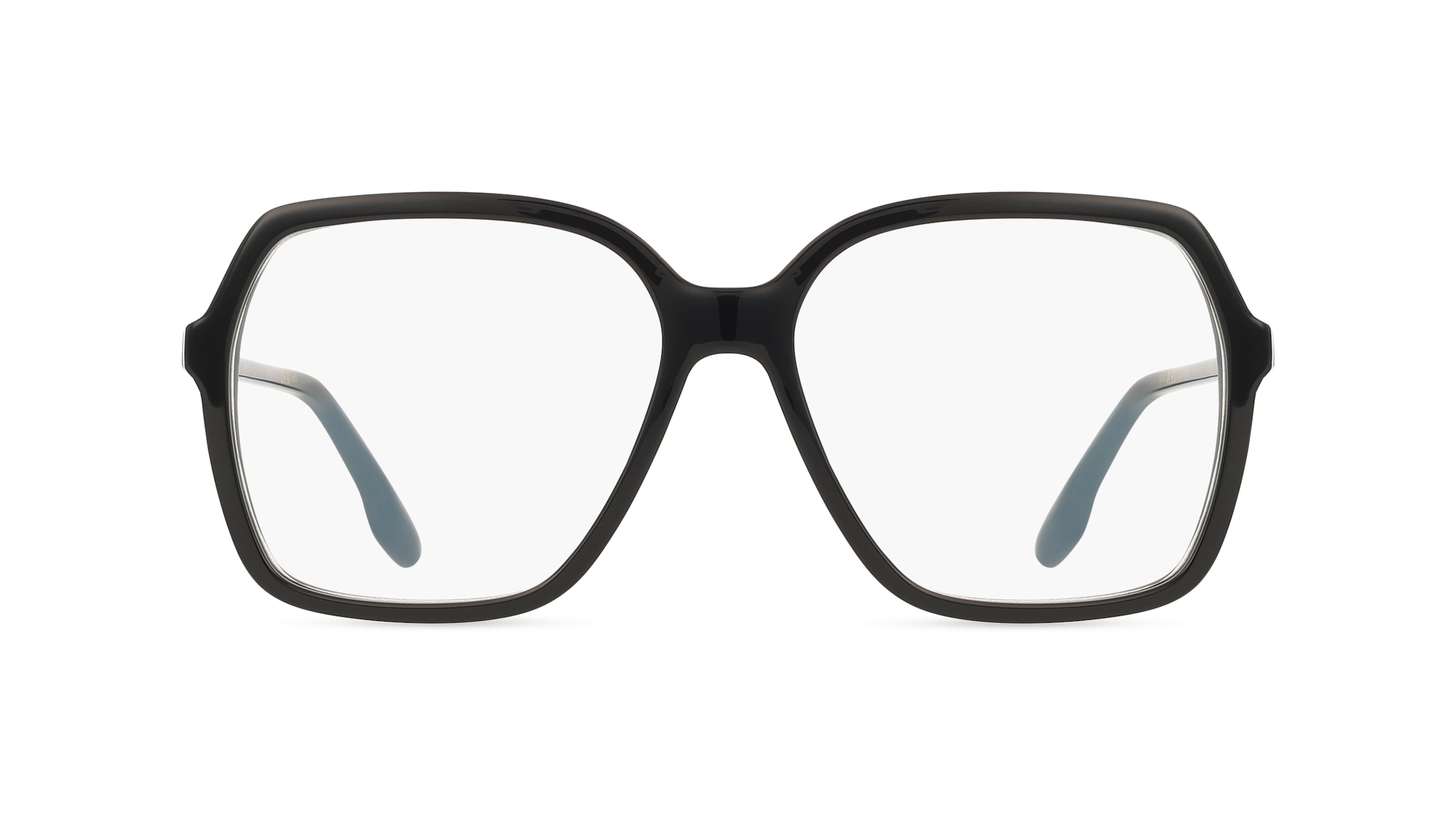 Victoria Beckham VB2650 Damen-Brille inkl. Gläser Vollrand Eckig Acetat-Gestell 57mm/15mm/140mm, schwarz