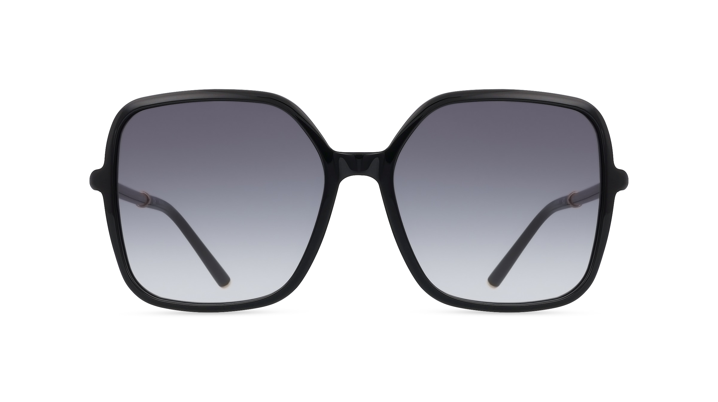 Escada ESCSESD48 Damen-Sonnenbrille Vollrand Eckig Kunststoff-Gestell, schwarz