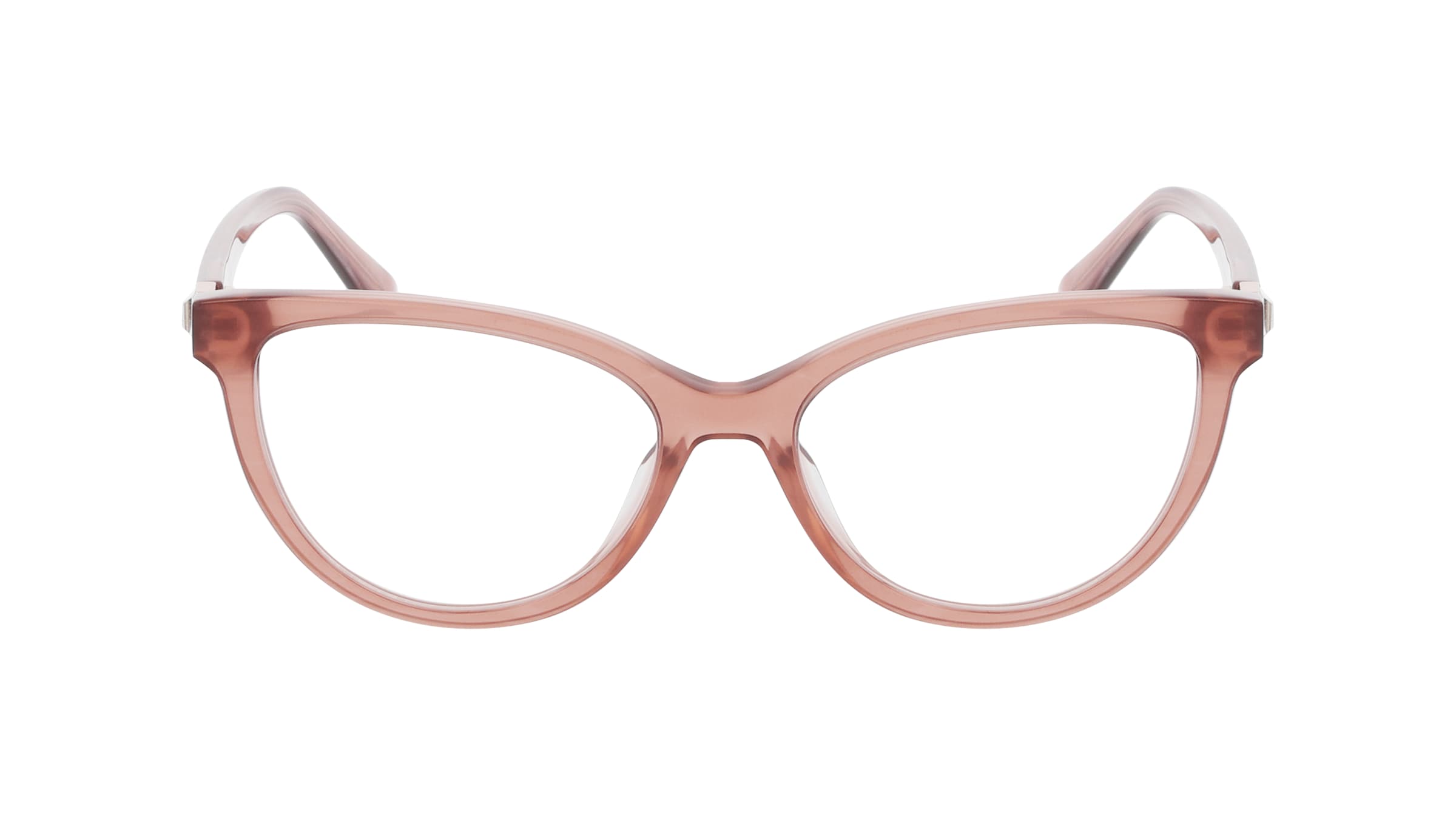 Guess GU50195 Damen-Brille inkl. Gläser Vollrand Cateye Acetat-Gestell 53mm/16mm/140mm, gelb