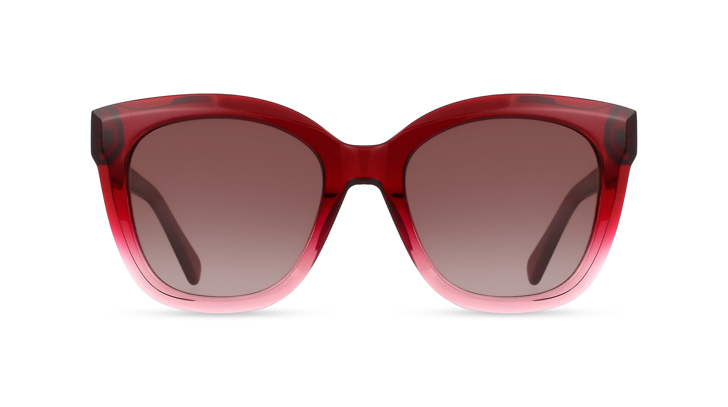 Tommy Hilfiger TH 1884/S Damen-Sonnenbrille Vollrand Butterfly Acetat-Gestell, rot