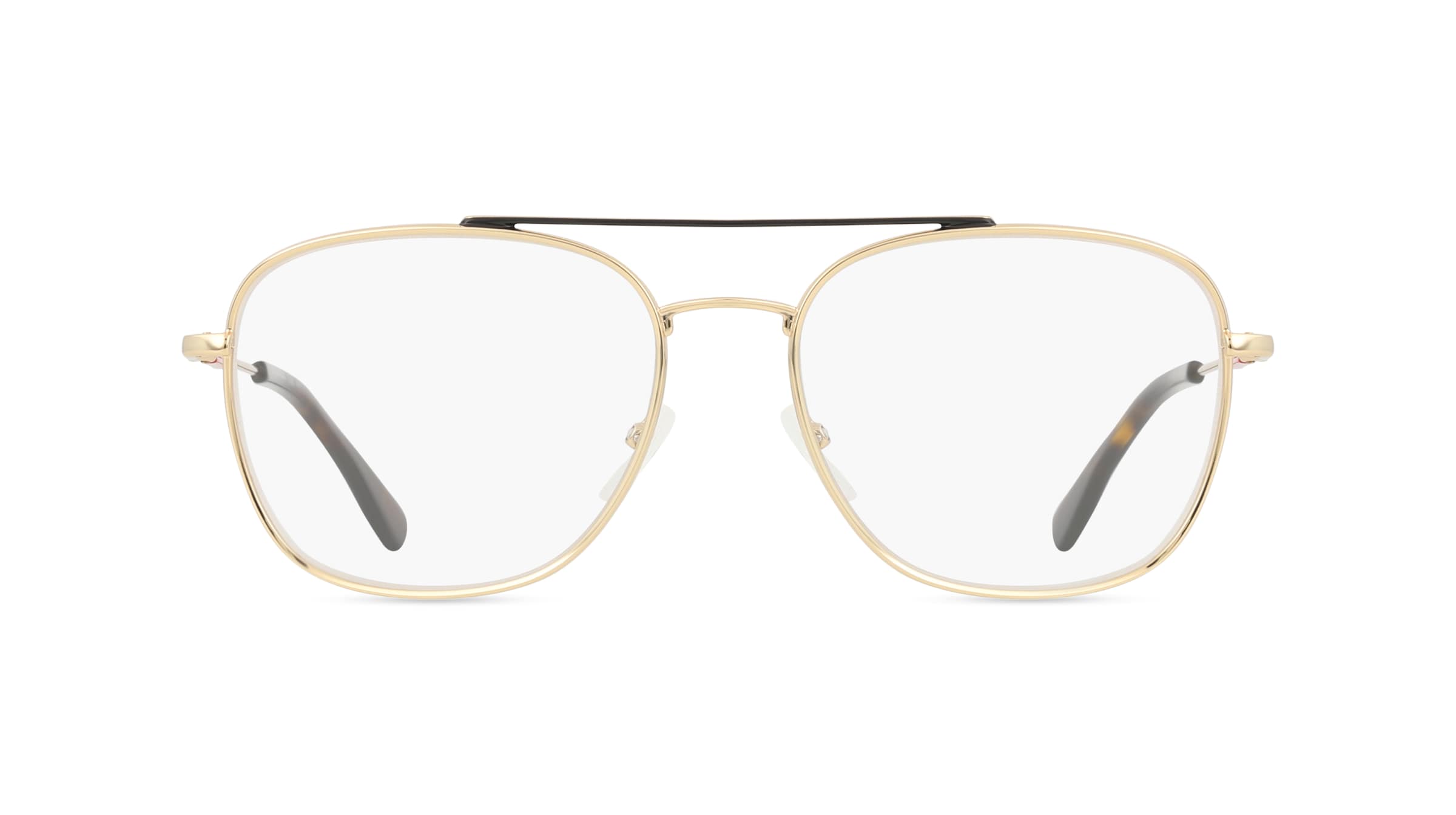 Dsquared2	 D2 0047 Herren-Brille inkl. Gläser Vollrand Pilot Metall-Gestell 56mm/18mm/140mm, gold