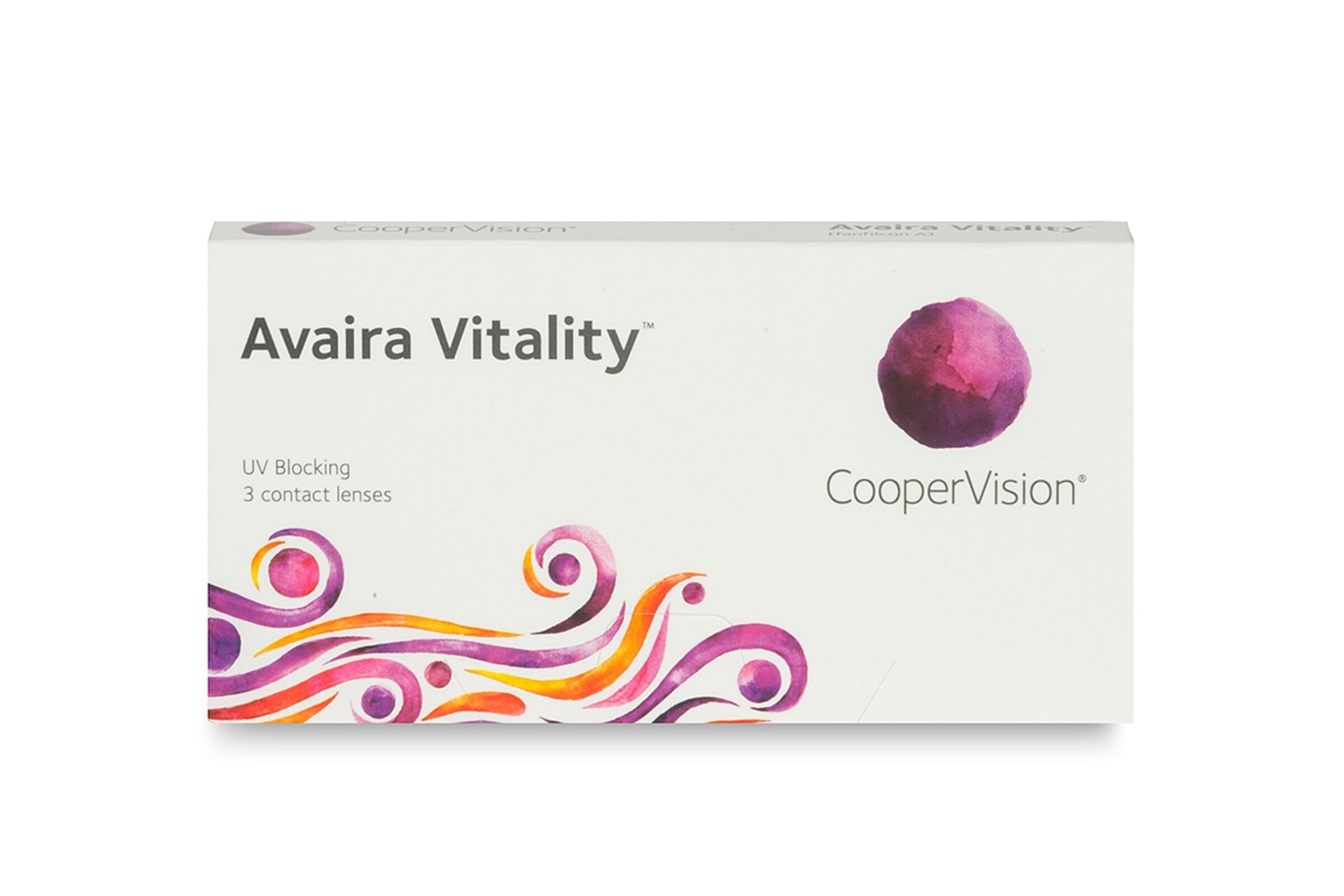 Avaira Vitality (3er Packung) Monatslinsen (0.25 dpt & BC 8.4) mit UV-Schutz