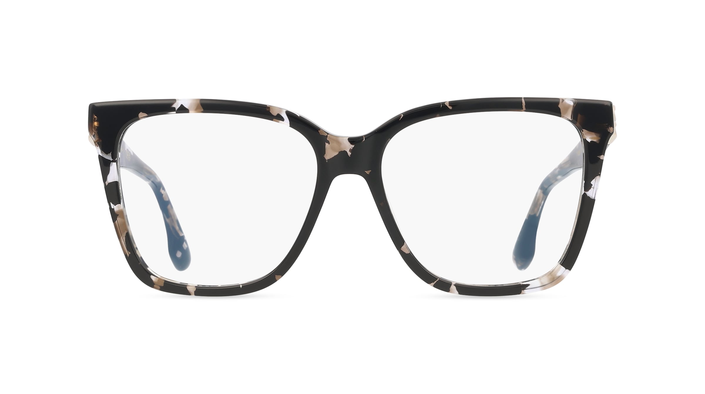 Victoria Beckham VB2680 Damen-Brille inkl. Gläser Vollrand Eckig Acetat-Gestell 53mm/15mm/140mm, schwarz