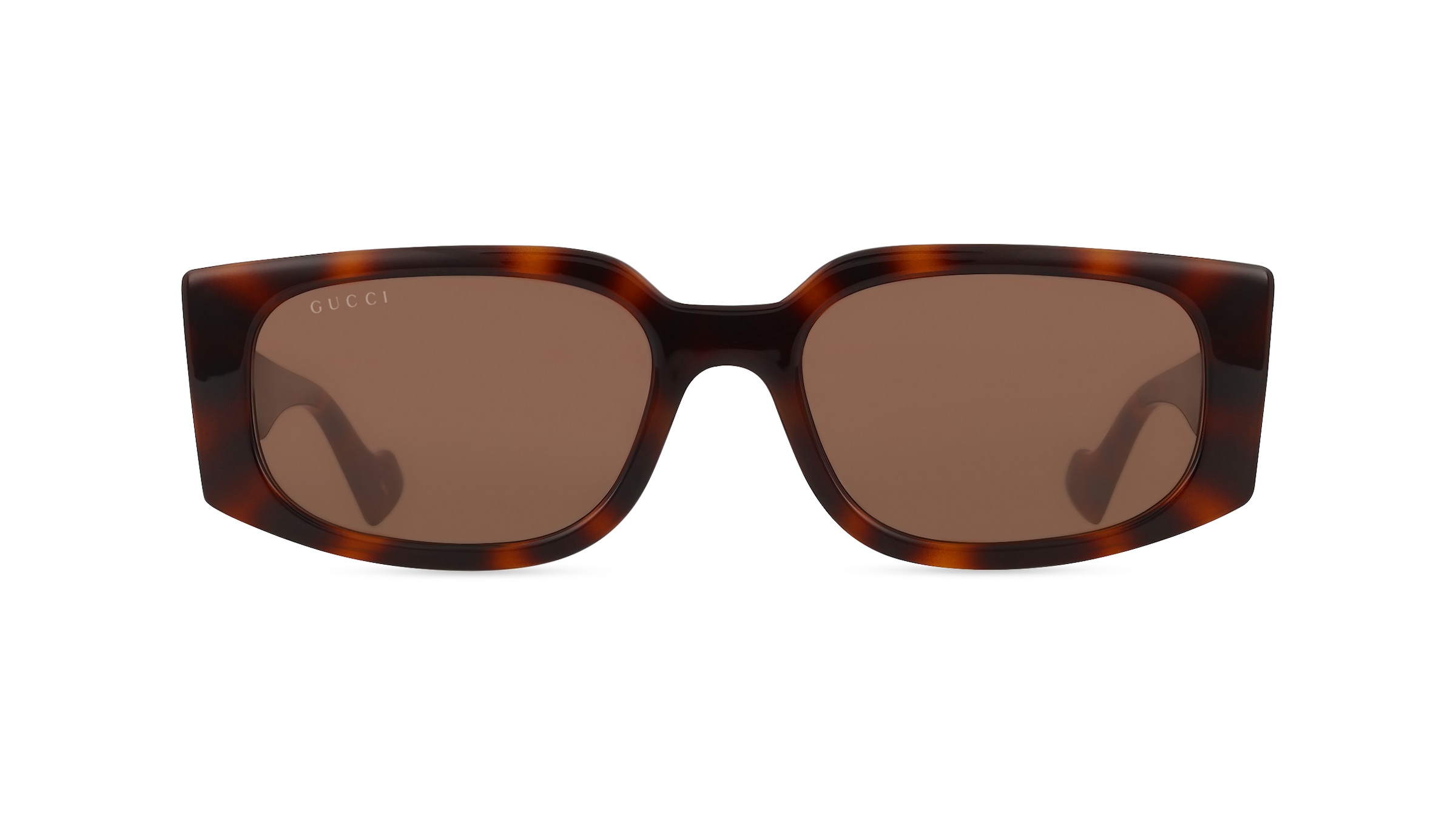 Gucci GG1534S Damen-Sonnenbrille Vollrand Eckig Acetat-Gestell, braun