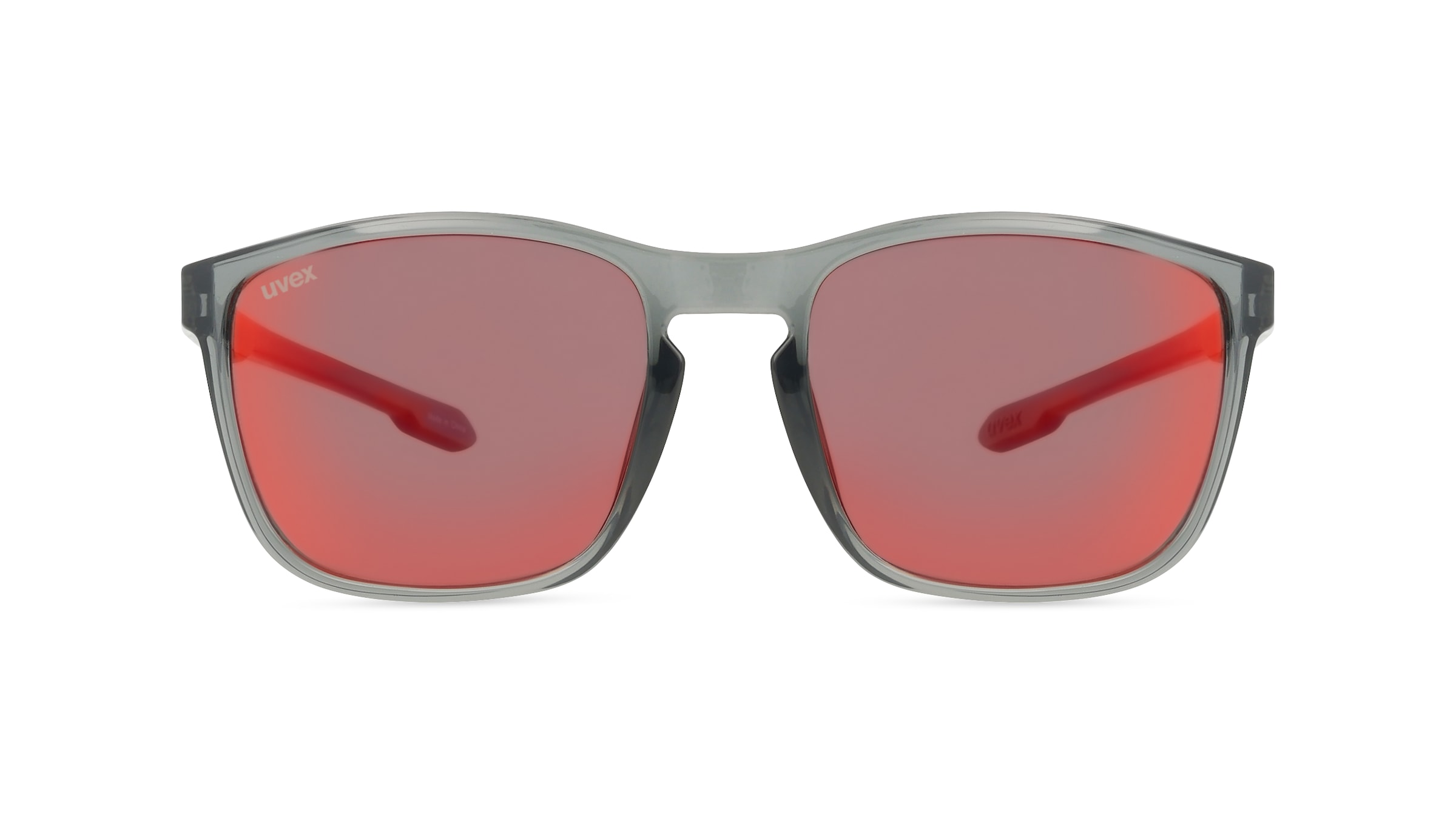 Uvex Sports S533078 LGL 52 Unisex-Sonnenbrille Vollrand Rechteckig Kunststoff-Gestell, grau