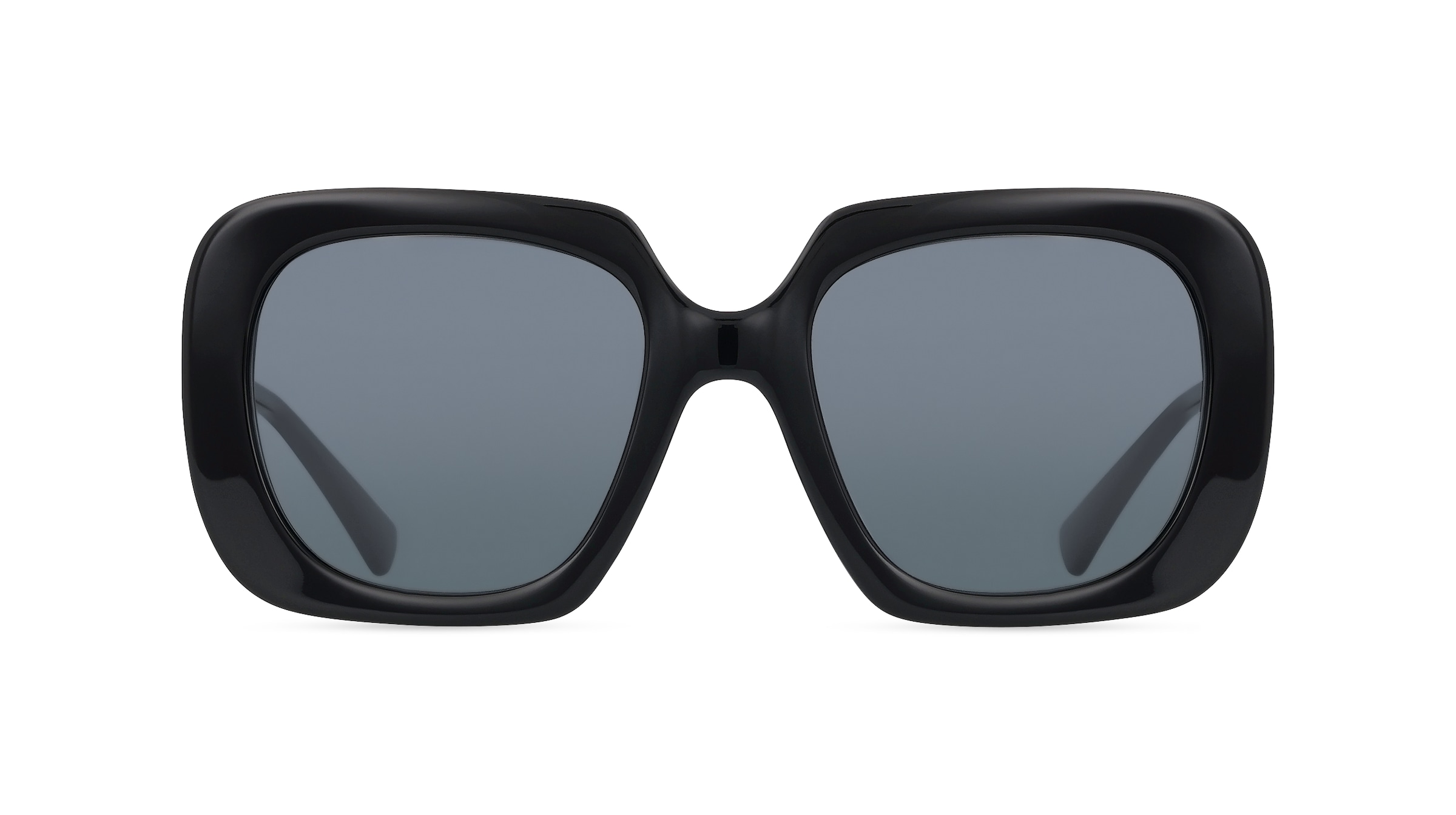 Versace VE4434 Damen-Sonnenbrille Vollrand Eckig Acetat-Gestell, schwarz