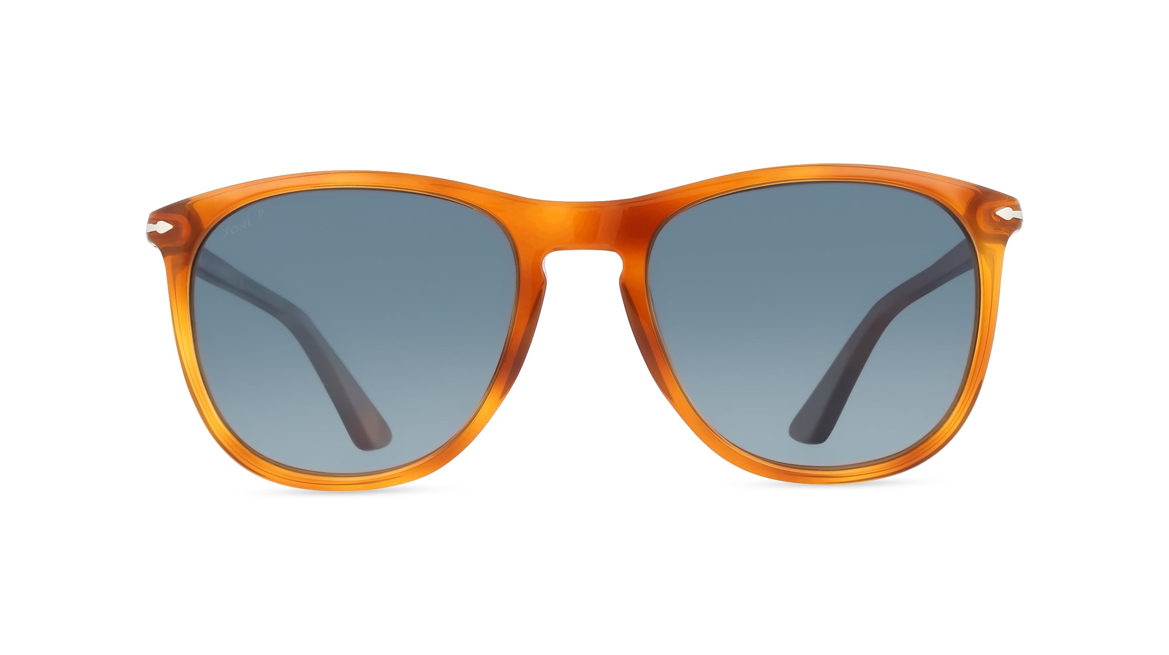 Persol 0PO3314S Unisex-Sonnenbrille Vollrand Pilot Acetat-Gestell, braun