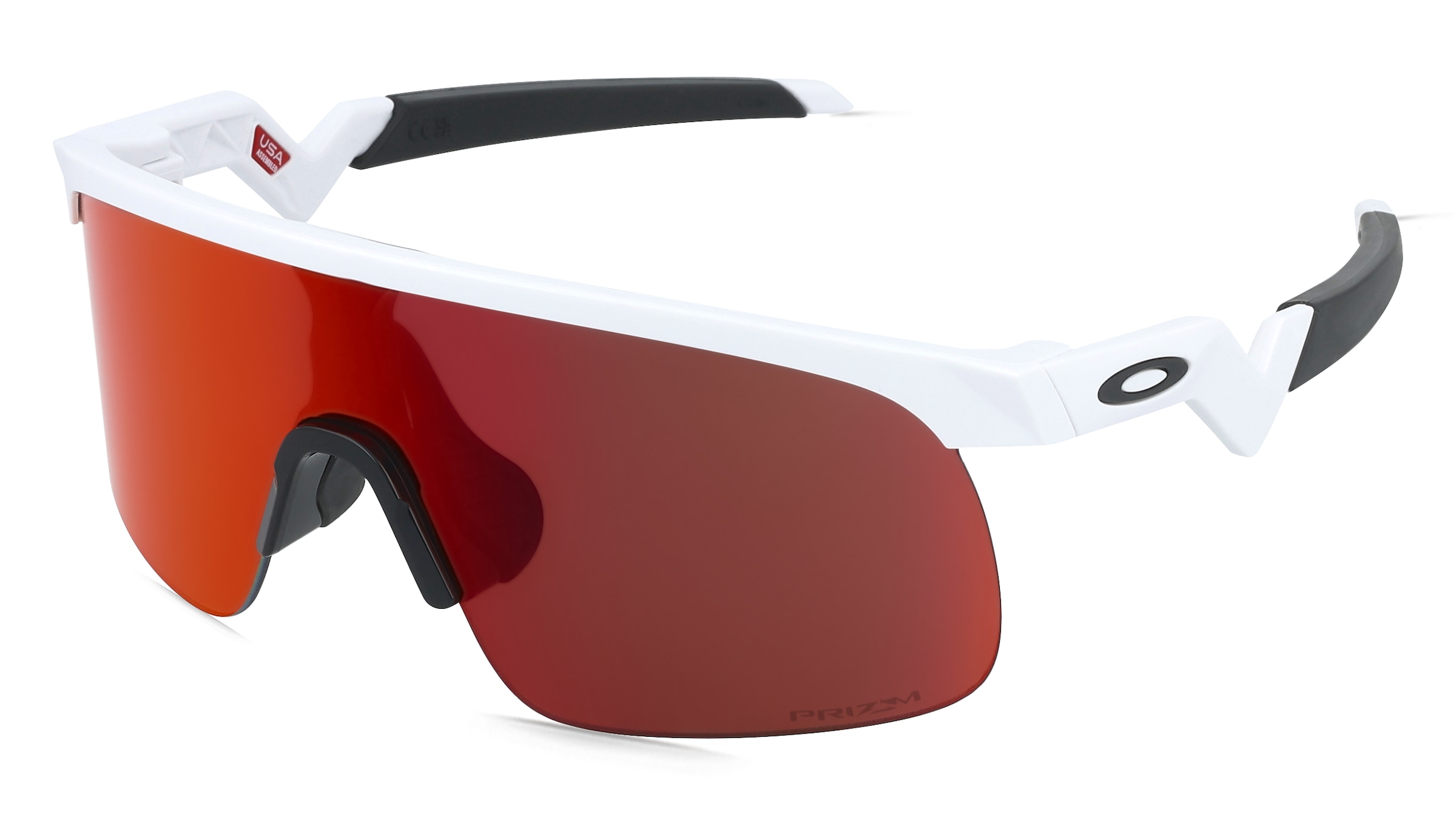 Oakley OJ9010 RESISTOR Kinder-Sonnenbrille Randlos Eckig Kunststoff-Gestell, Weiß