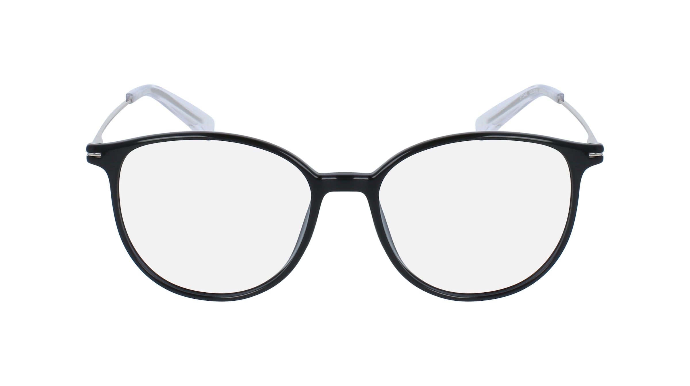 Esprit 33480 Damen-Brille inkl. Gläser Vollrand Rund Kunststoff-Gestell 51mm/16mm/140mm, schwarz