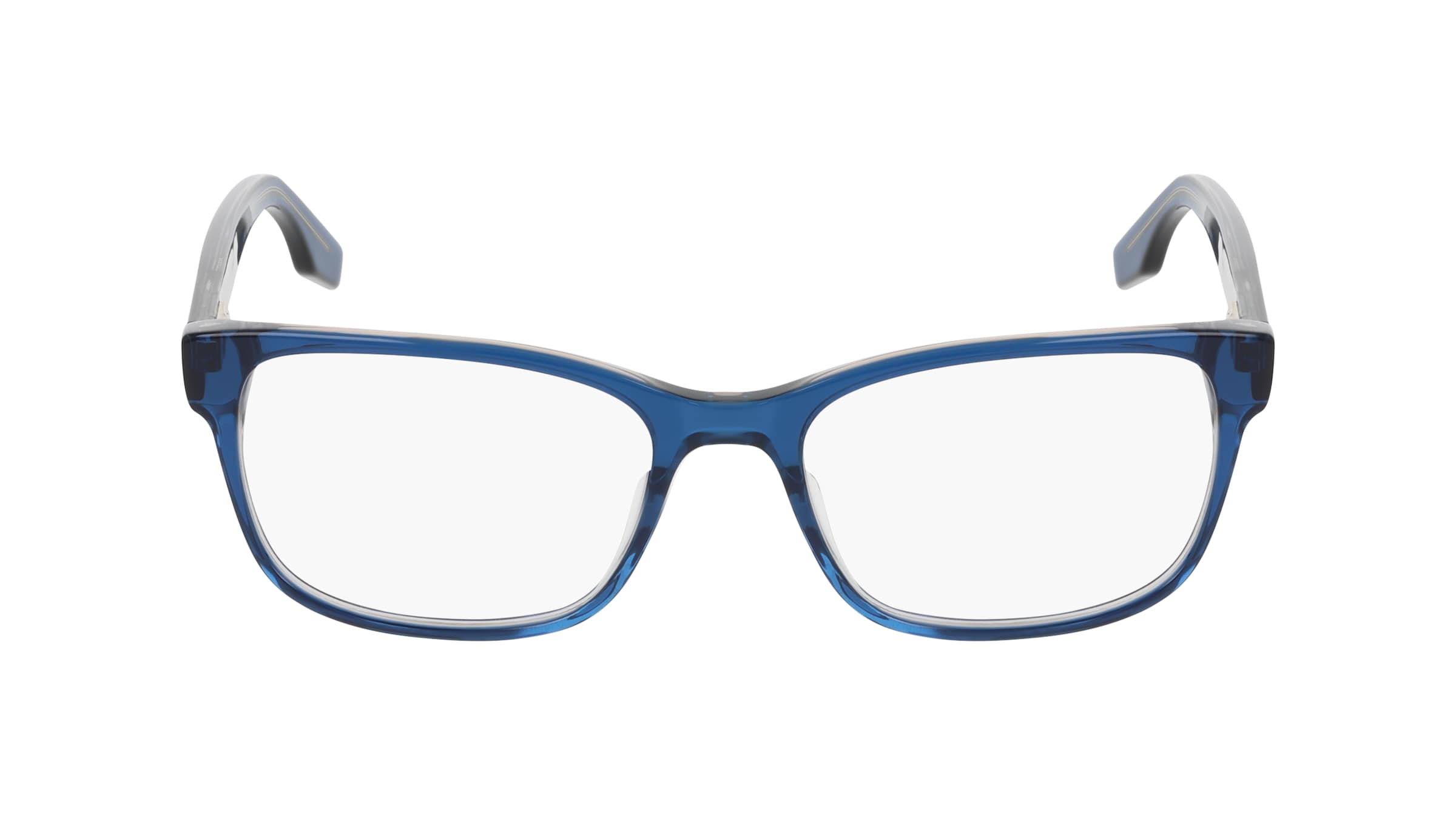 Converse CV5137 Unisex-Brille inkl. Gläser Vollrand Eckig Acetat-Gestell 55/18/145, blau