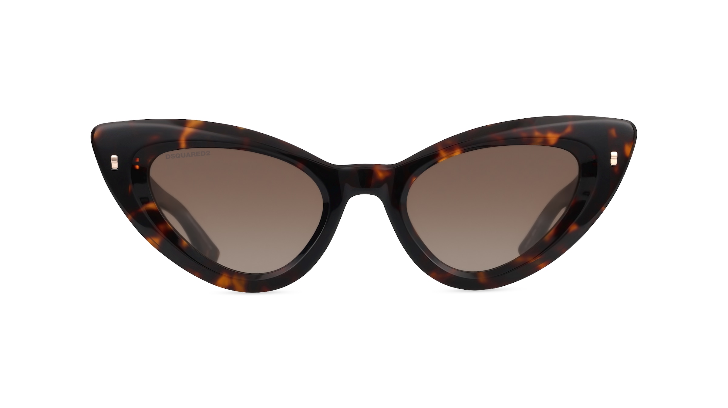 Dsquared2 D2 0092/S Damen-Sonnenbrille Vollrand Butterfly Acetat-Gestell, braun