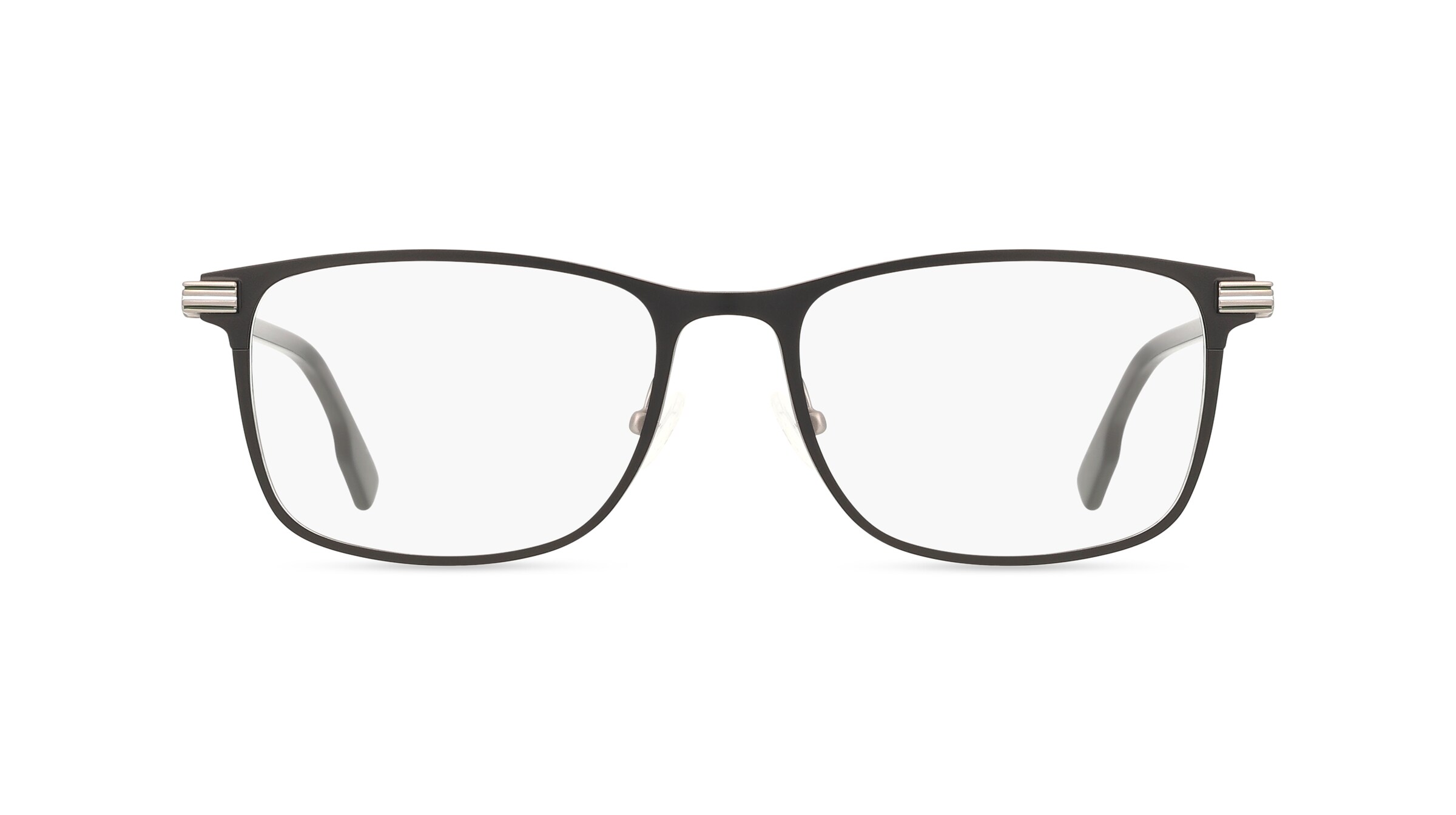 Lacoste L2300 Herren-Brille inkl. Gläser Vollrand Eckig Metall-Gestell 54mm/18mm/145mm, schwarz