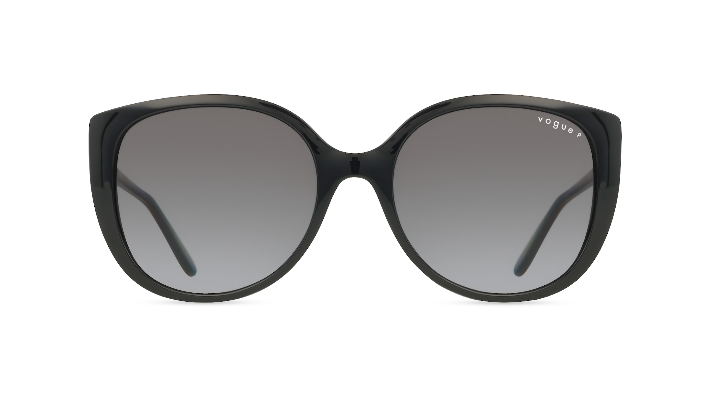 Vogue VO5623S Damen-Sonnenbrille Vollrand Butterfly Kunststoff-Gestell, schwarz