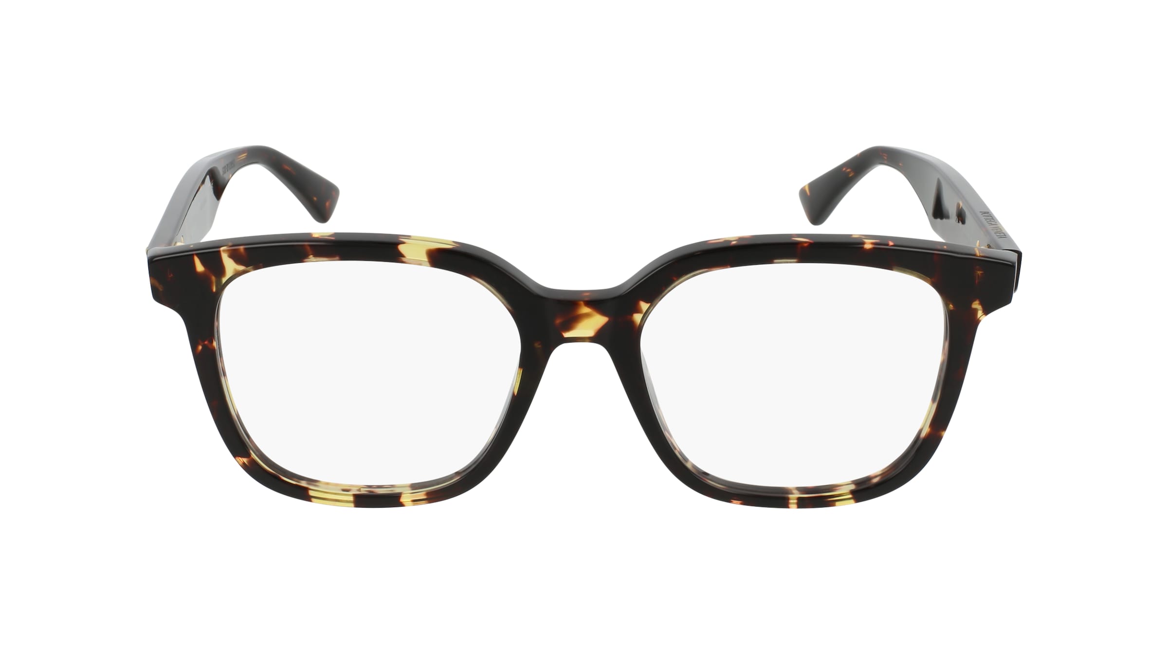 Bottega Veneta BV1334OA Damen-Brille inkl. Gläser Vollrand Eckig Acetat-Gestell 52mm/18mm/145mm, Havanna