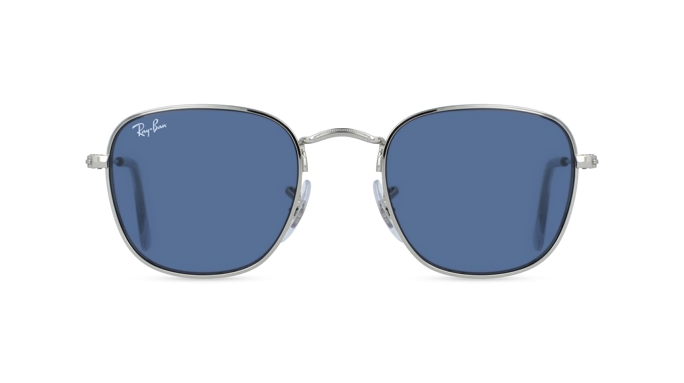 Ray-Ban Junior RJ 9557S FRANK Jugend-Sonnenbrille Vollrand Panto Metall-Gestell, silber