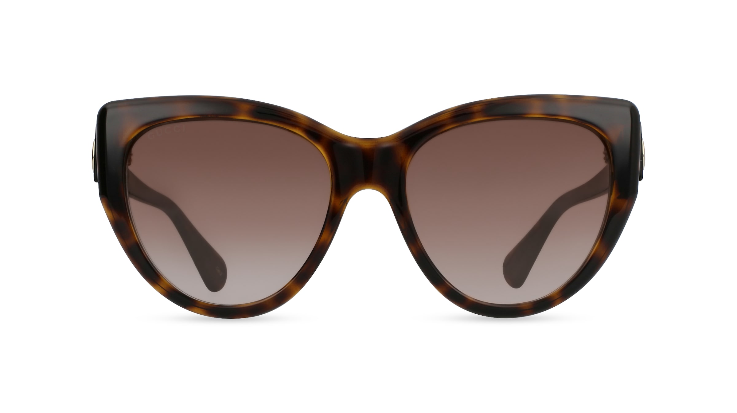 Gucci GG0877S Damen-Sonnenbrille Vollrand Butterfly Kunststoff-Gestell, braun